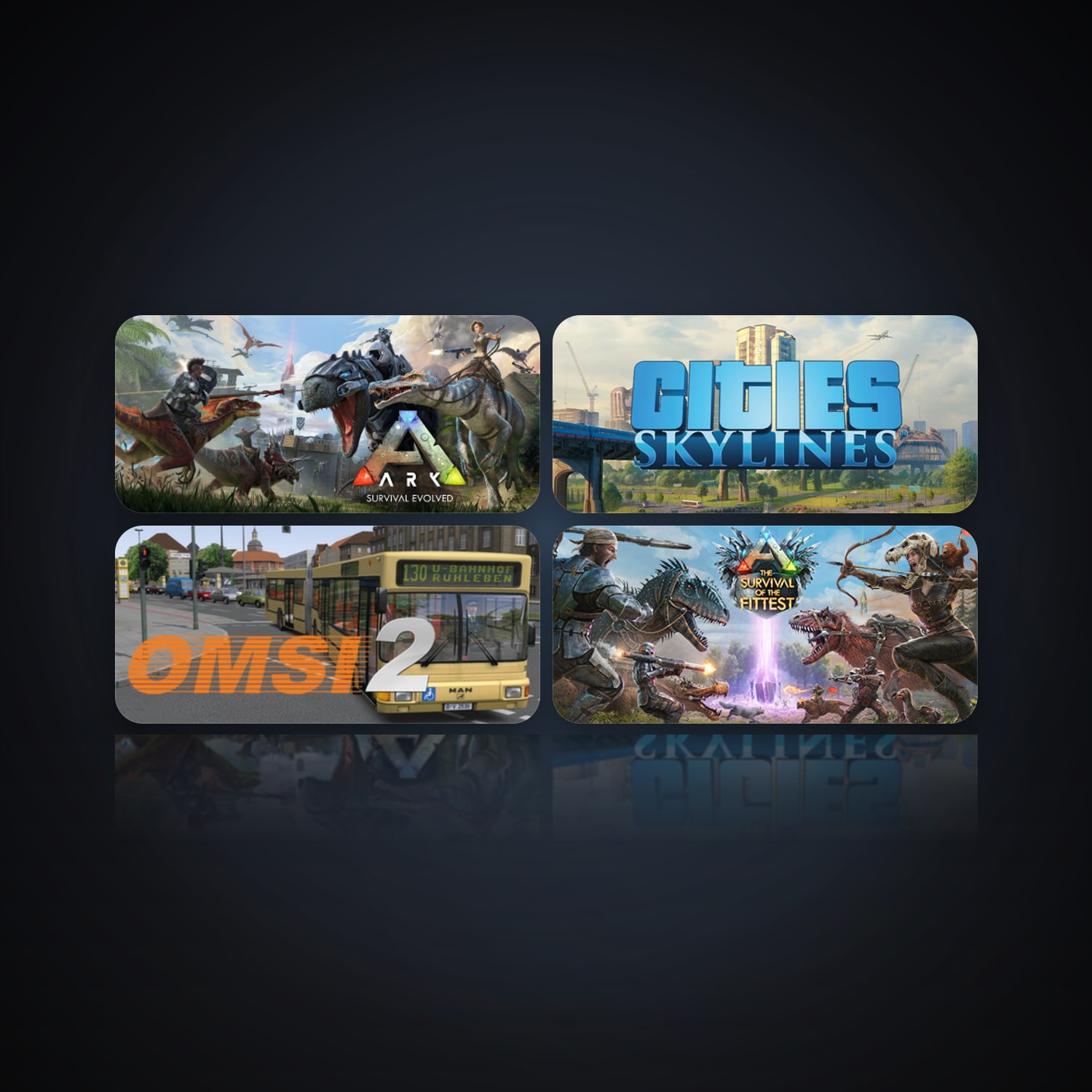 ARK: Survival Evolved & Cities: Skylines | Clean — HabibiAccounts