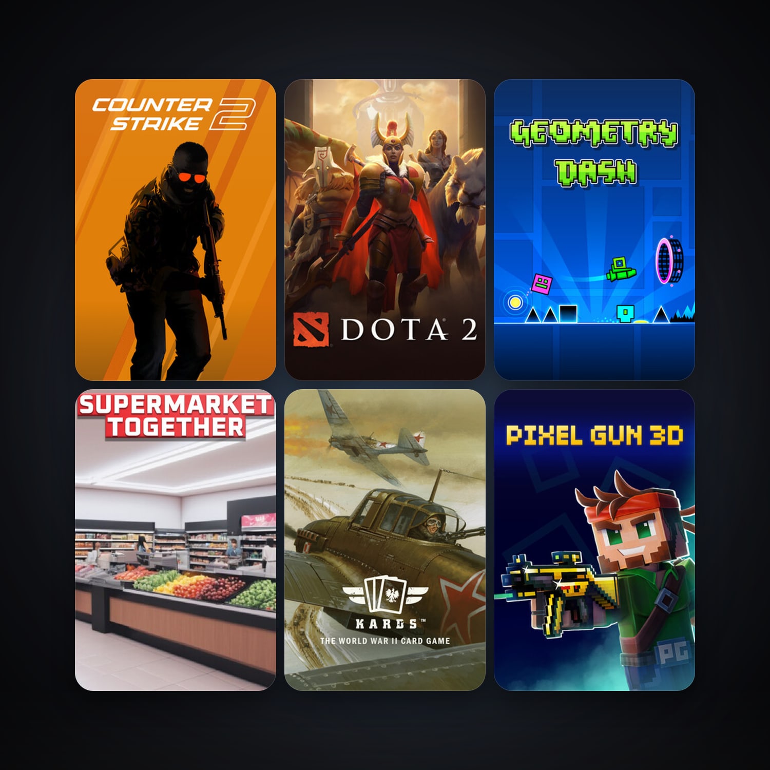 Dota 2 + CS2 Prime, 8 games, clean — HabibiAccounts