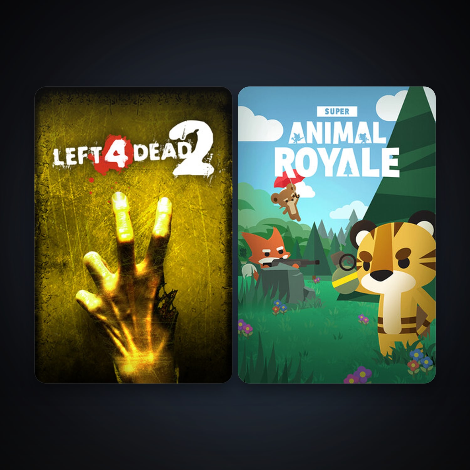 Left 4 Dead 2 + Super Animal Royale, 10 games, clean — HabibiAccounts