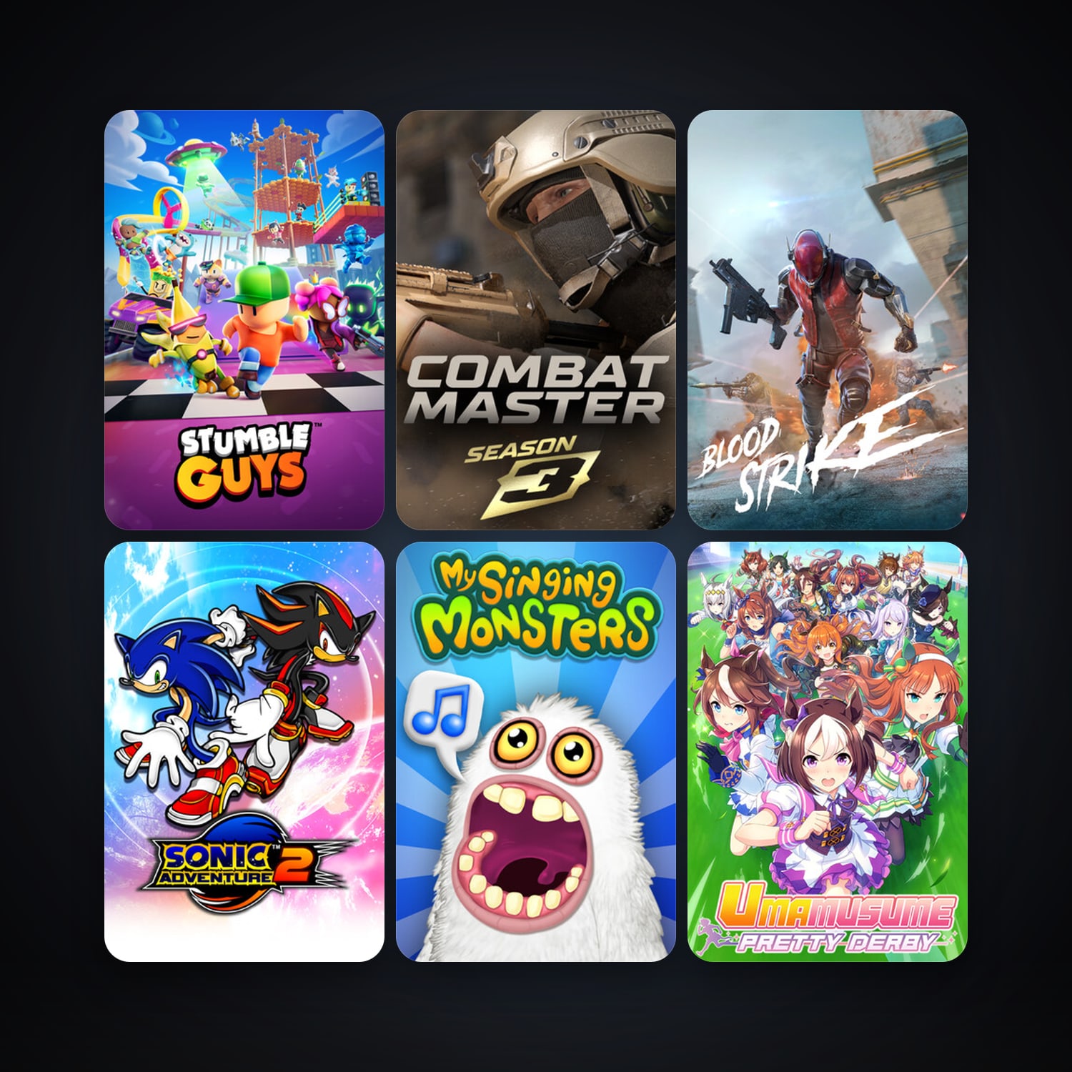 Sonic Adventure 2 + Unturned, 16 games, clean — HabibiAccounts