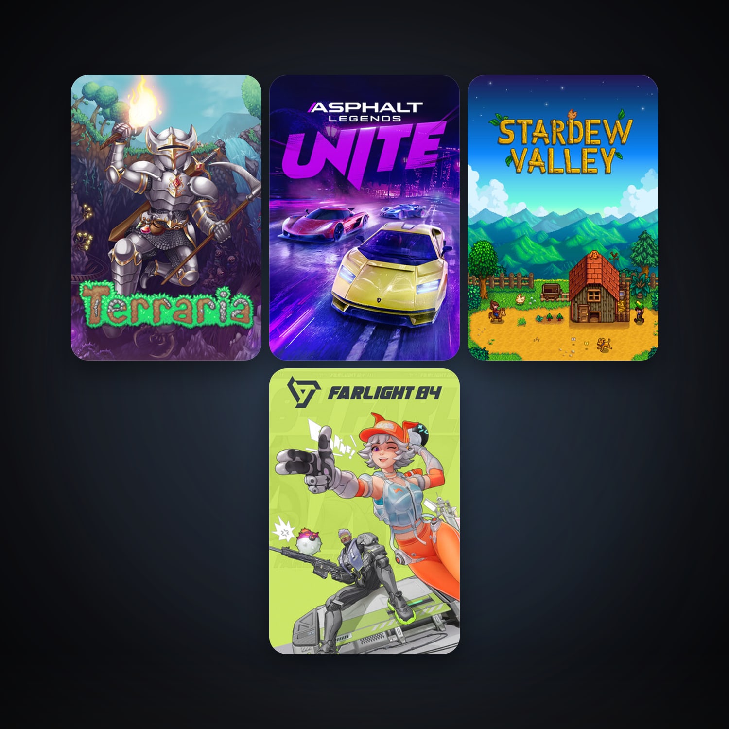 Steam account: Terraria + Stardew Valley, 7 games, clean — HabibiAccounts