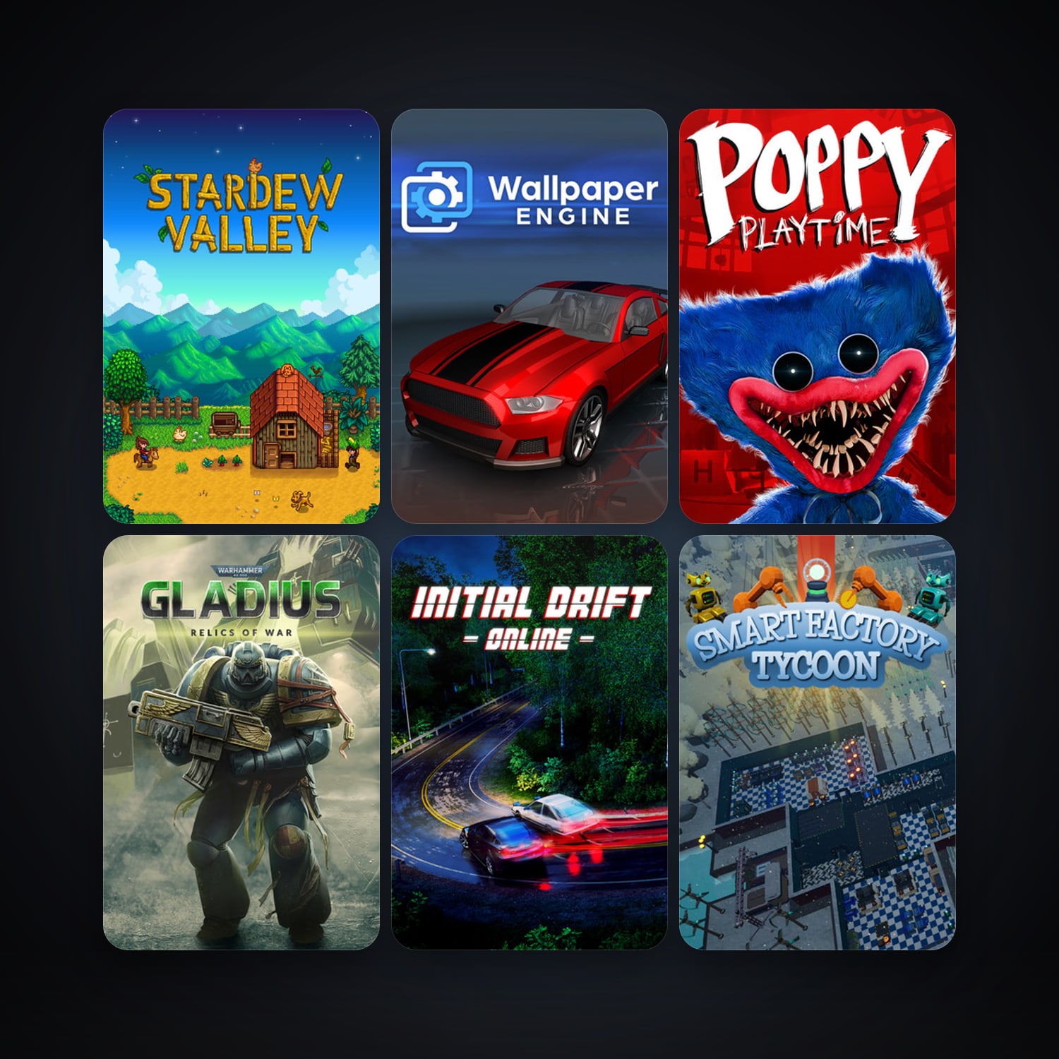 Stardew Valley + Wallpaper Engine, 14 games, clean — HabibiAccounts
