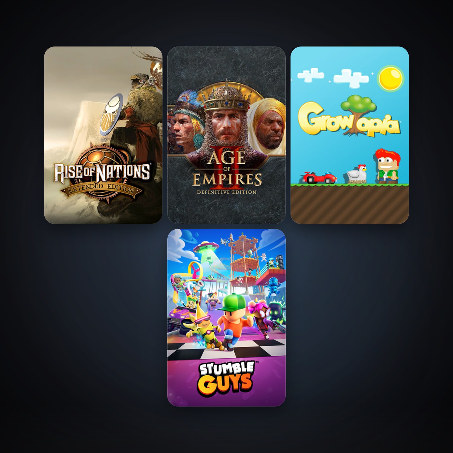 Rise of Nations: Extended Edition + Age of Empires II: Definitive Edition, 4 games, clean — HabibiAccounts