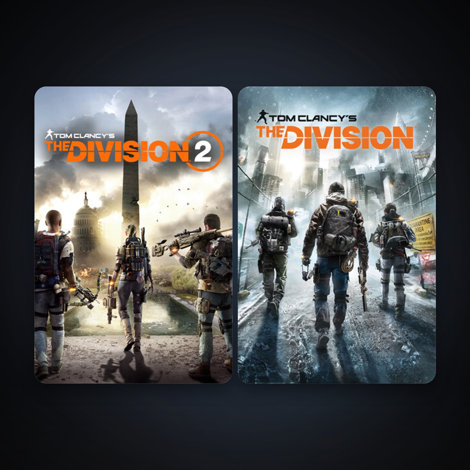 Tom Clancy's The Division + Tom Clancy’s The Division 2, 4 games, clean — HabibiAccounts