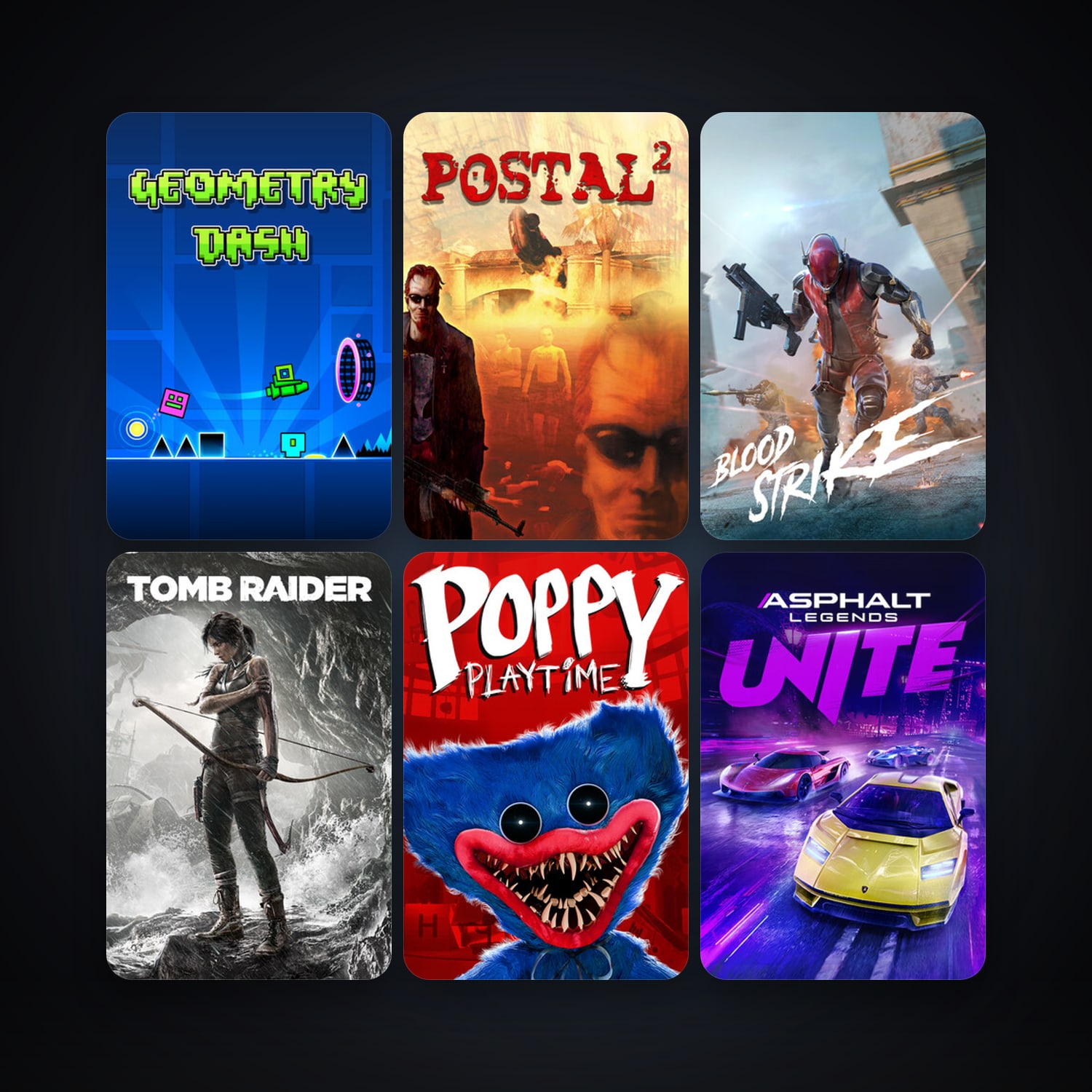 Tomb Raider + POSTAL 2, 35 games, clean — HabibiAccounts