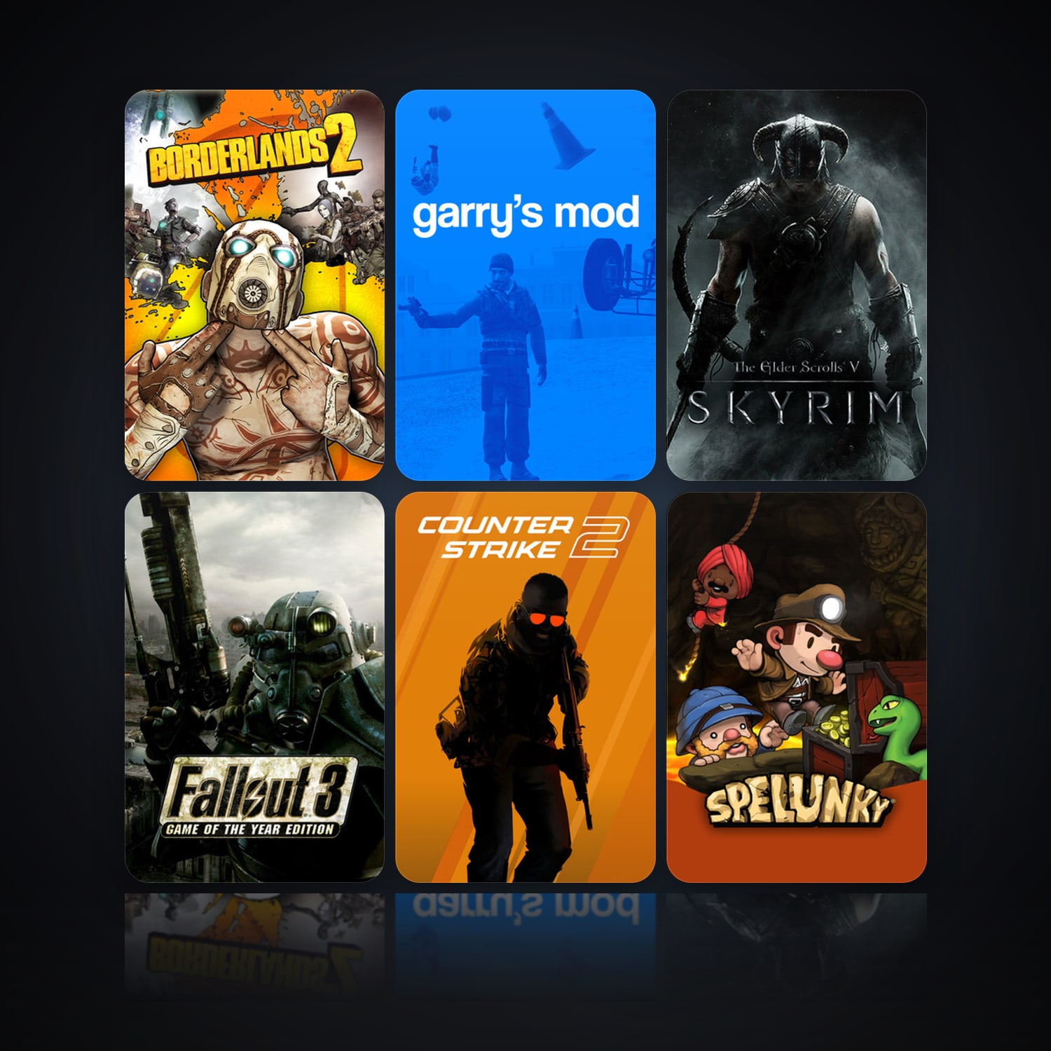 Borderlands 2 & Garry's Mod | 25 Games | Clean — HabibiAccounts