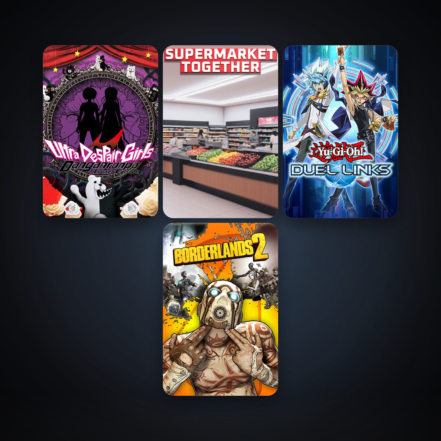 Steam account: Borderlands 2 + Danganronpa Another Episode: Ultra Despair Girls, 6 games, clean — HabibiAccounts