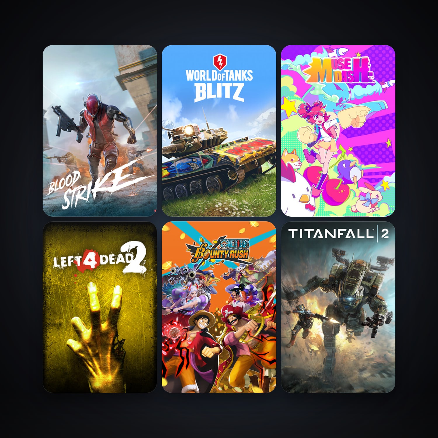 Left 4 Dead 2 + World of Tanks Blitz, 24 games, clean — HabibiAccounts