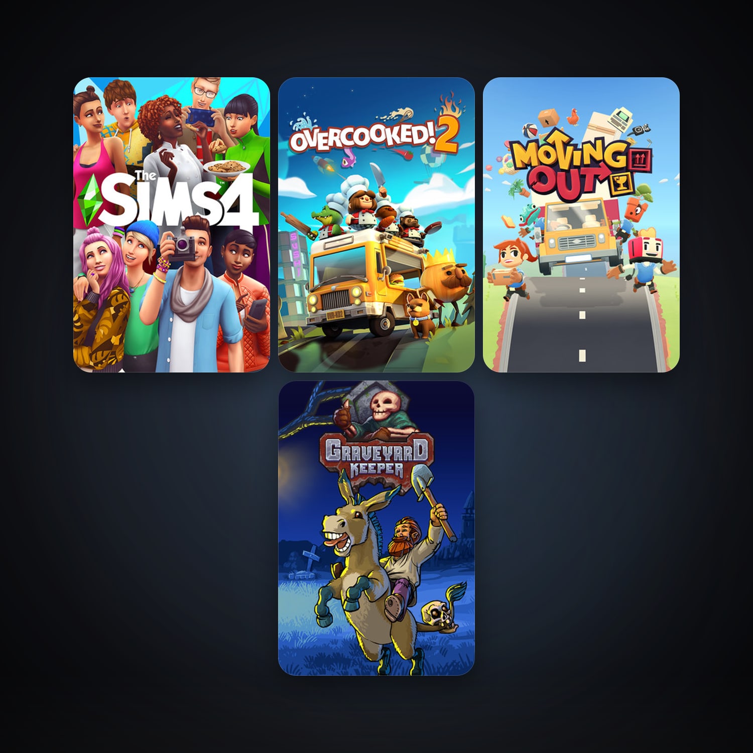 Graveyard Keeper + Car Mechanic Simulator 2018, 12 games, clean — HabibiAccounts