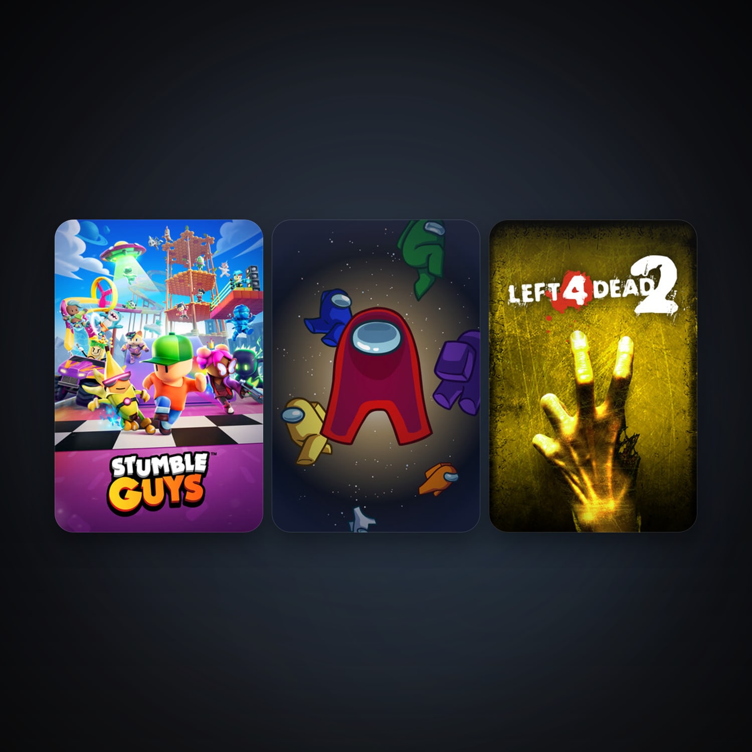 Left 4 Dead 2 + Among Us, 5 games, clean — HabibiAccounts