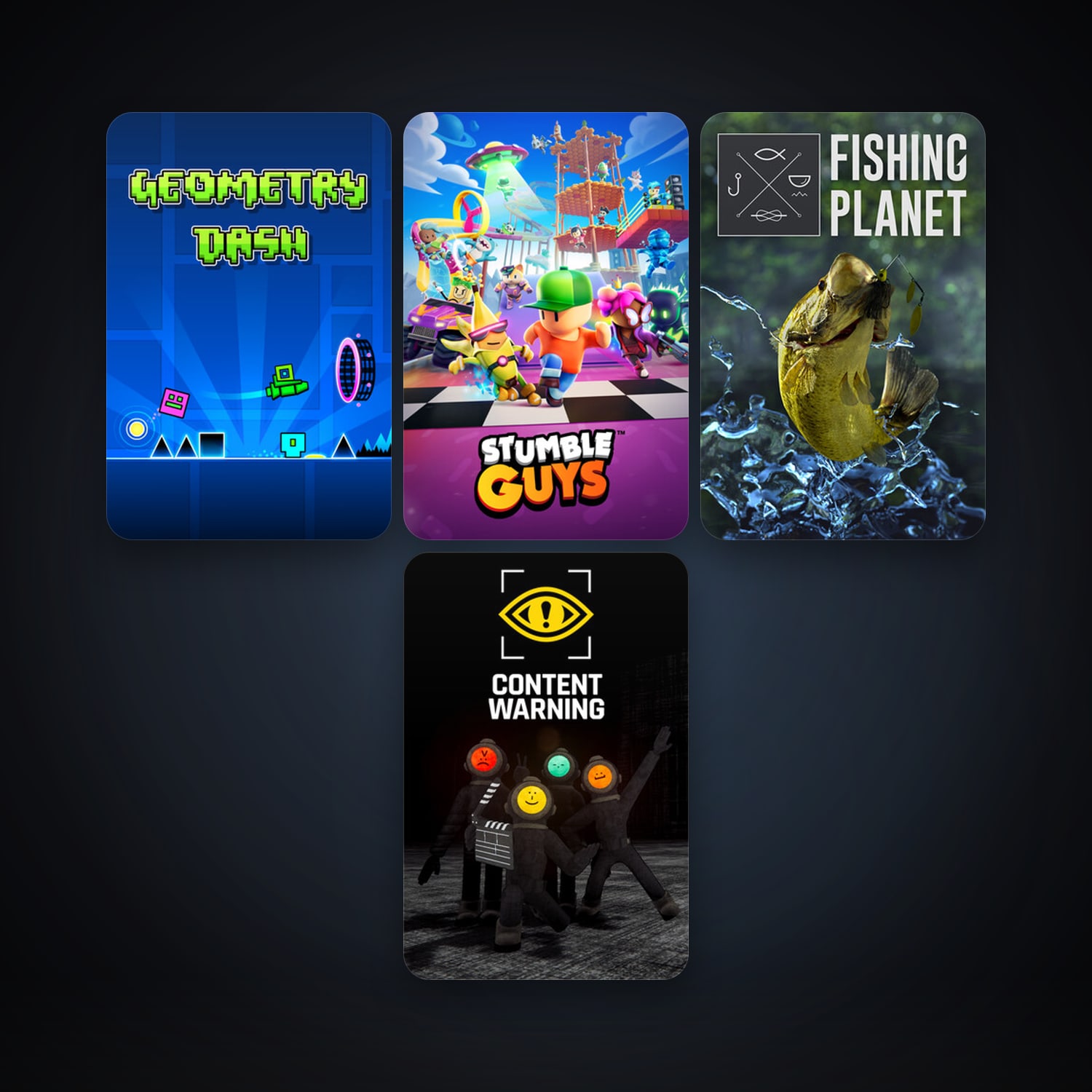 Steam account: Geometry Dash + Fishing Planet, 5 games, clean — HabibiAccounts