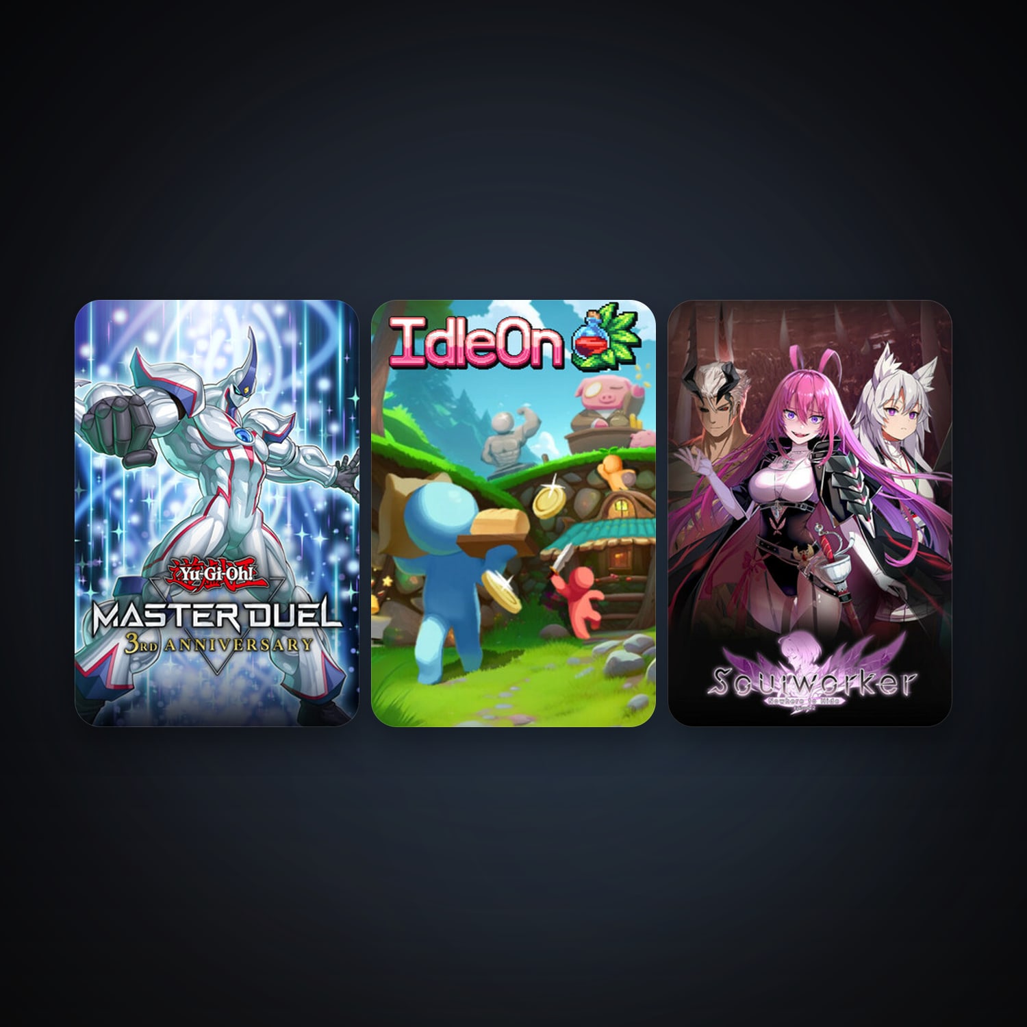 Steam account: Soulworker + Yu-Gi-Oh! Master Duel, 6 games, clean — HabibiAccounts