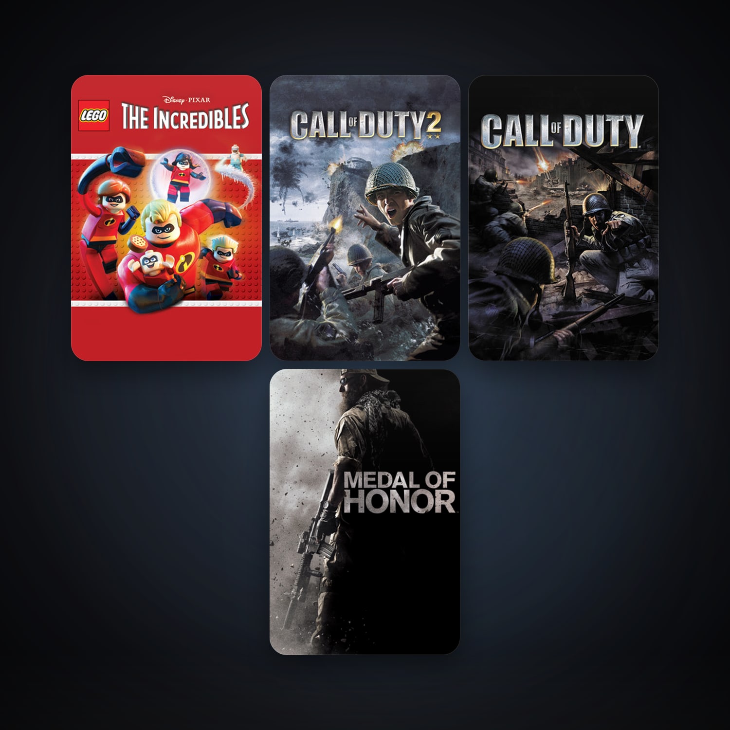 Call of Duty (2003) + Call of Duty 2, 7 games, clean — HabibiAccounts