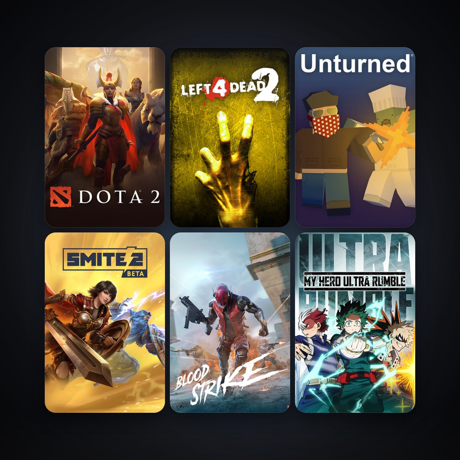 Left 4 Dead 2 + Dota 2, 9 games, clean — HabibiAccounts