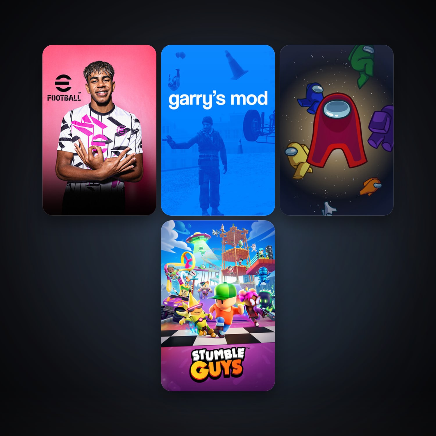Garry's Mod + Among Us, 14 games, clean — HabibiAccounts