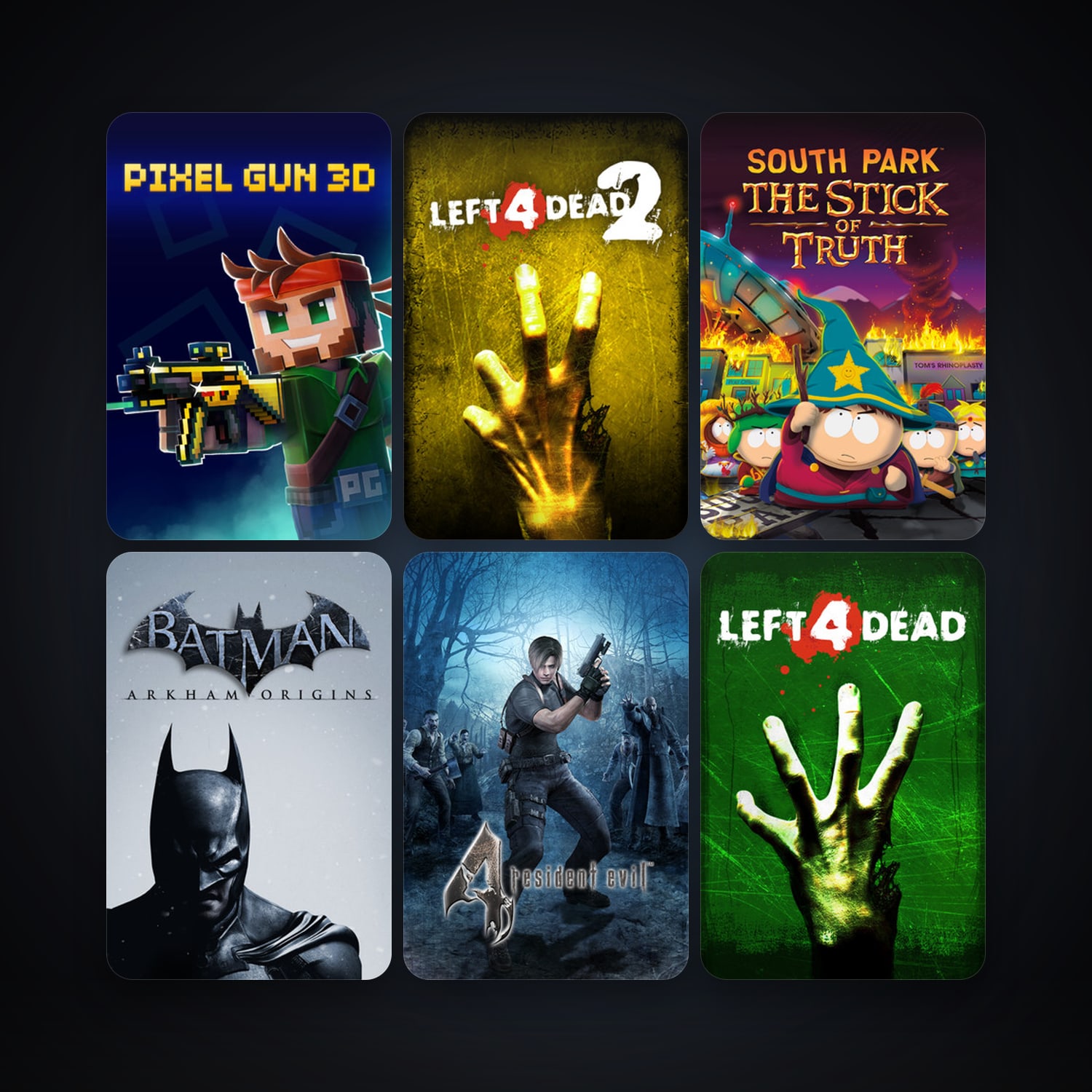 Left 4 Dead + Left 4 Dead 2, 6 games, clean — HabibiAccounts