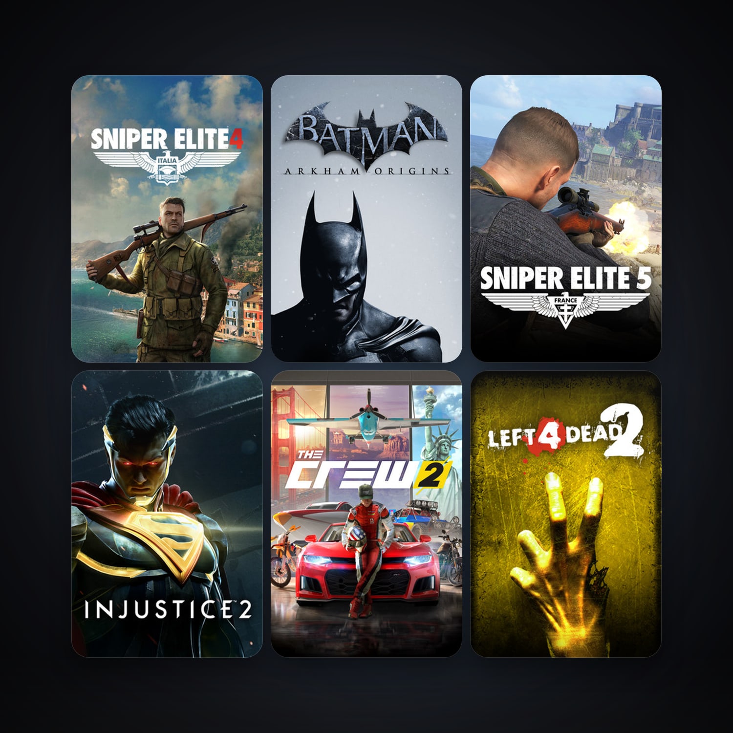 Left 4 Dead + Left 4 Dead 2, 22 games, clean — HabibiAccounts