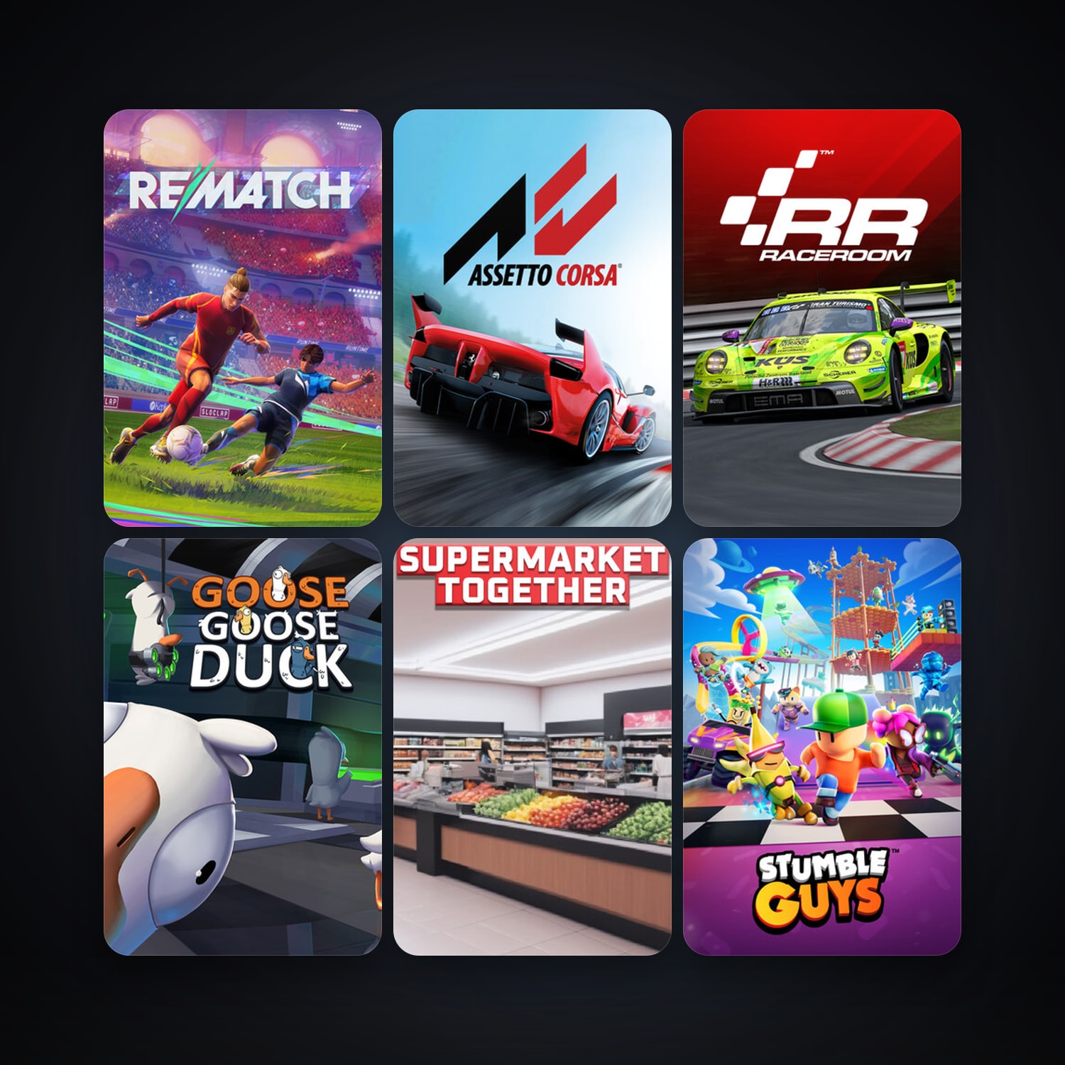 Free CS2 (No Prime) + RaceRoom Racing Experience, 14 games, clean — HabibiAccounts