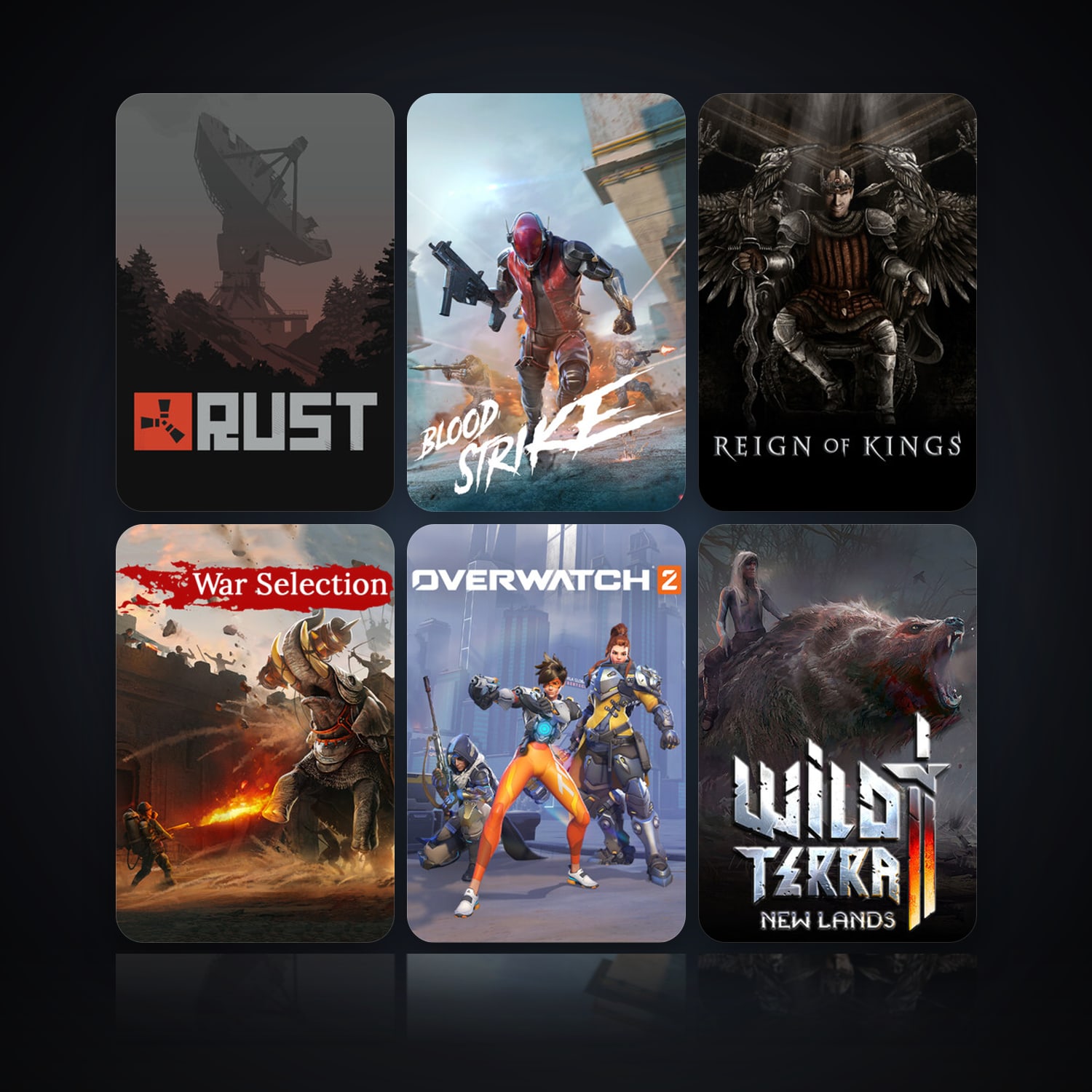 هالحساب ستيم فلين، Rust وReign Of Kings، 20 لعبة، صامد واضح — HabibiAccounts
