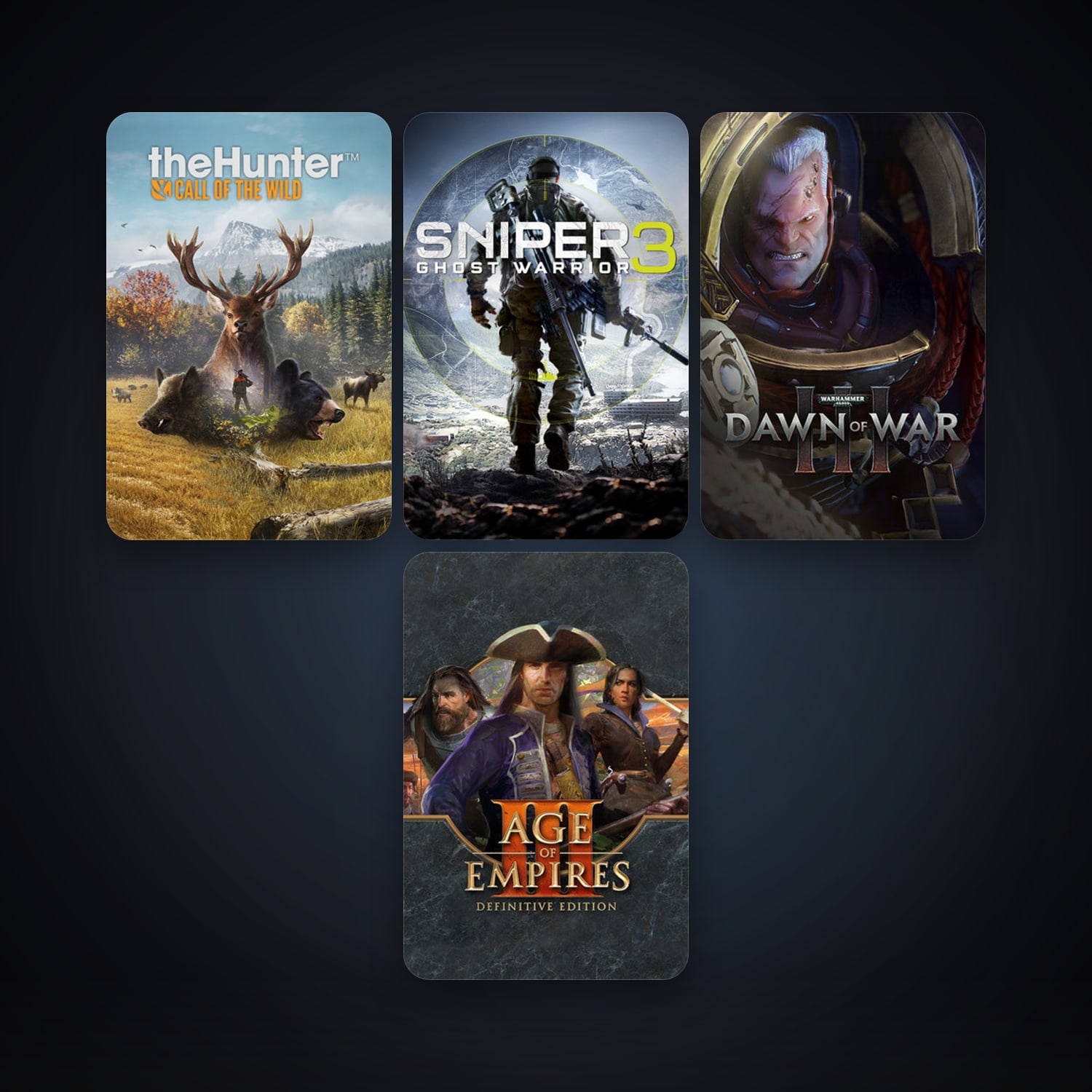 Warhammer 40,000: Dawn of War III + Mafia III, 6 games, clean — HabibiAccounts