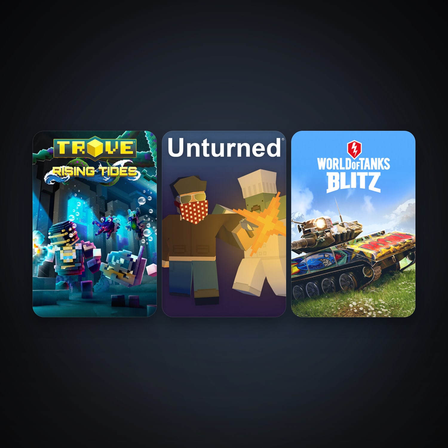 Trove + Unturned, 29 games, clean — HabibiAccounts