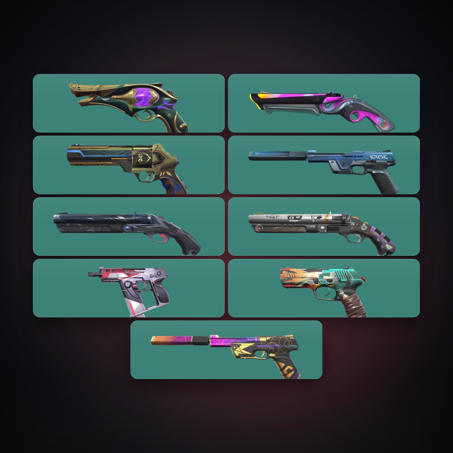 AP Silver 3 locker — 10 skins, lvl 222 — HabibiAccounts