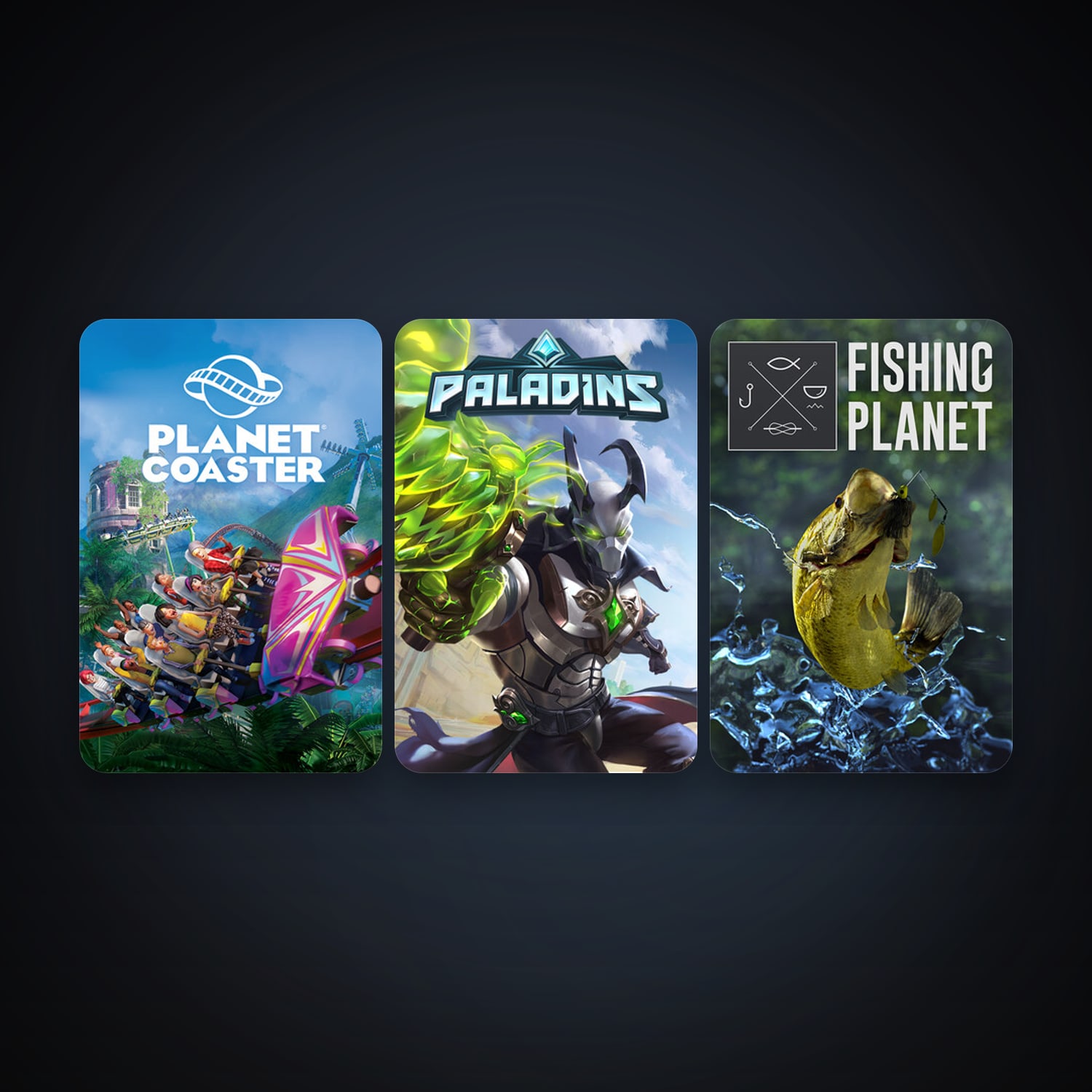 هالحساب ستيم فلين، Fishing Planet وPaladins، 11 لعبة، صامد واضح — HabibiAccounts