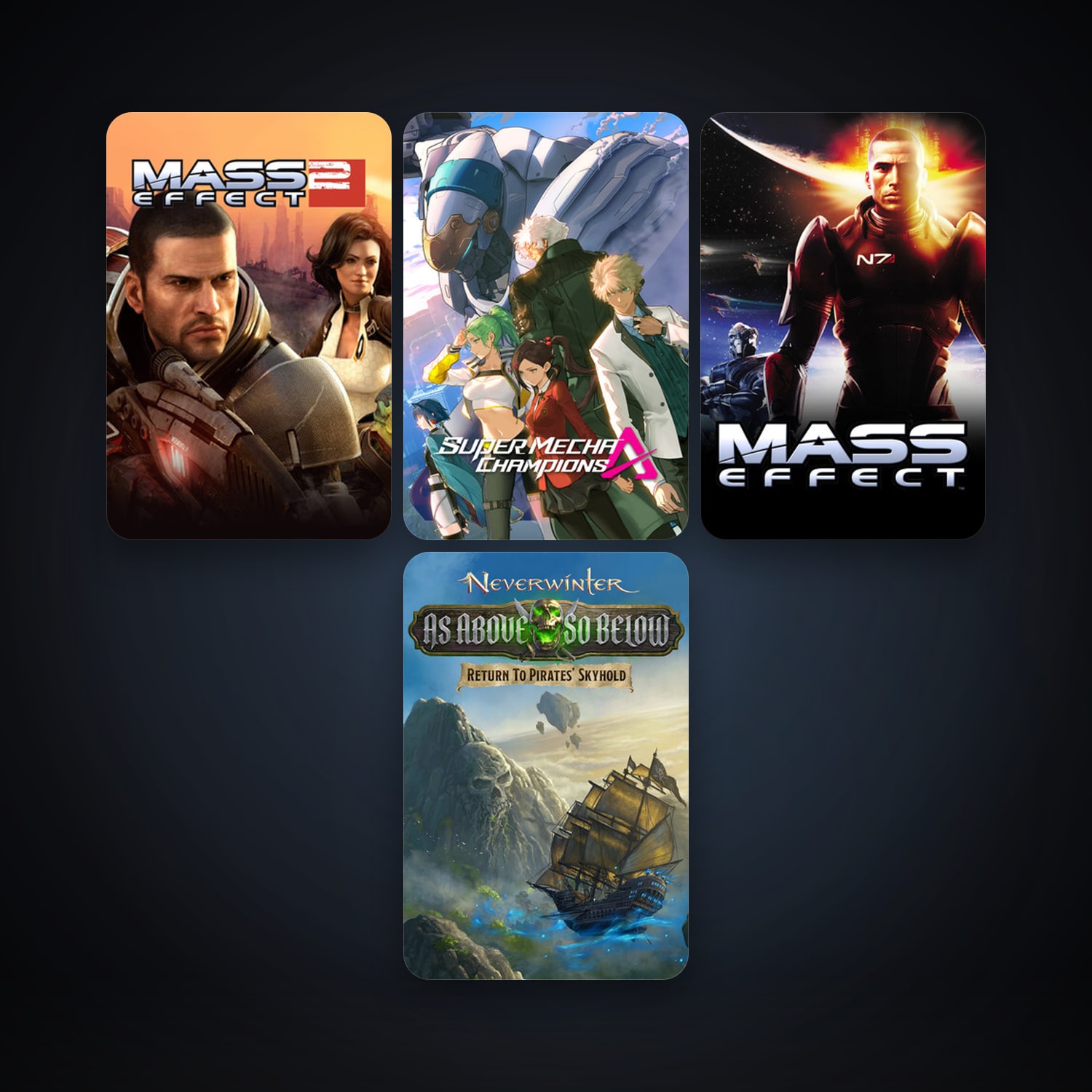 Mass Effect + Mass Effect 2, 15 games, clean — HabibiAccounts