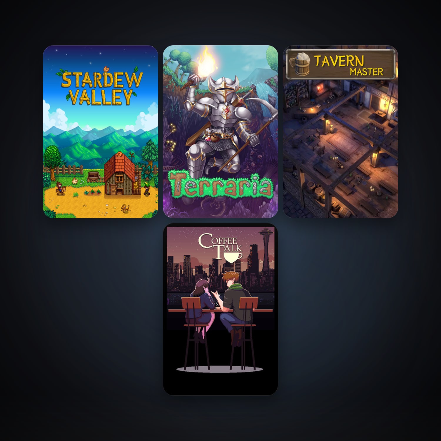 Terraria + Stardew Valley, 6 games, clean — HabibiAccounts