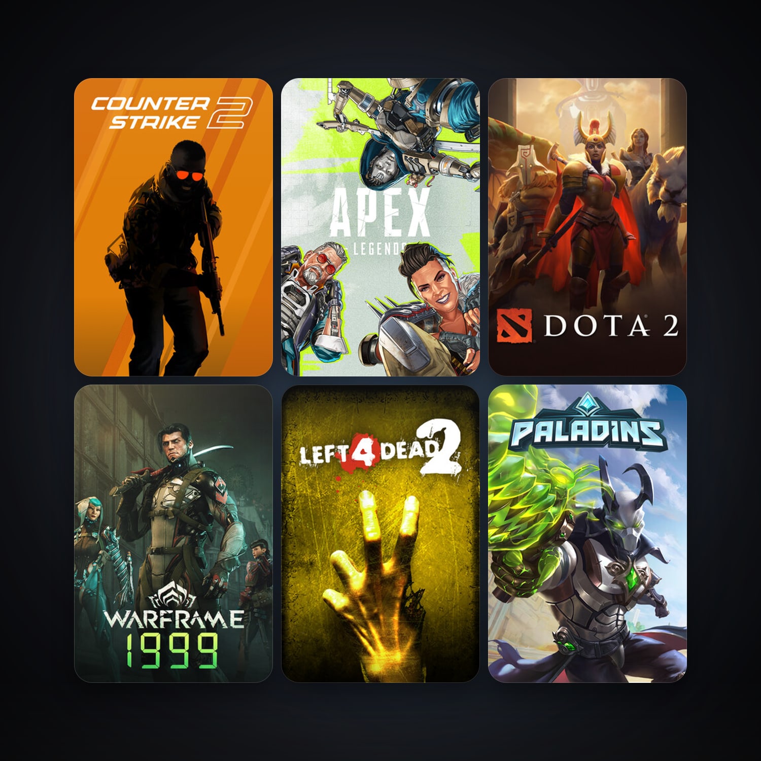 Left 4 Dead 2 + Dota 2, 17 games, clean — HabibiAccounts