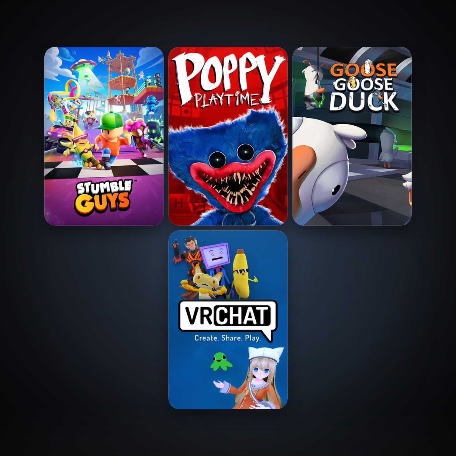 VRChat + The Sims 4, 9 games, clean — HabibiAccounts