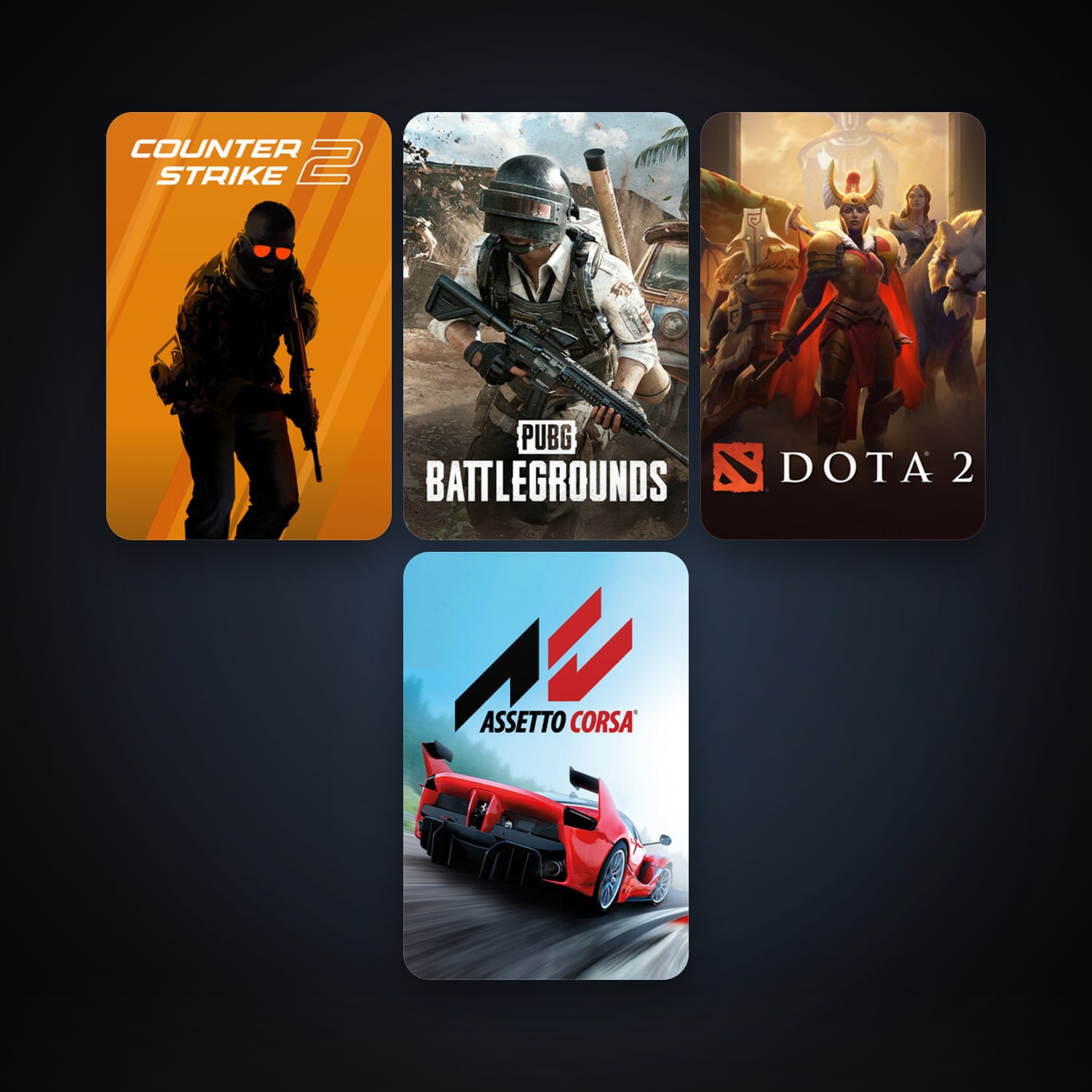 Dota 2 + CS2 Prime, 4 games, clean — HabibiAccounts