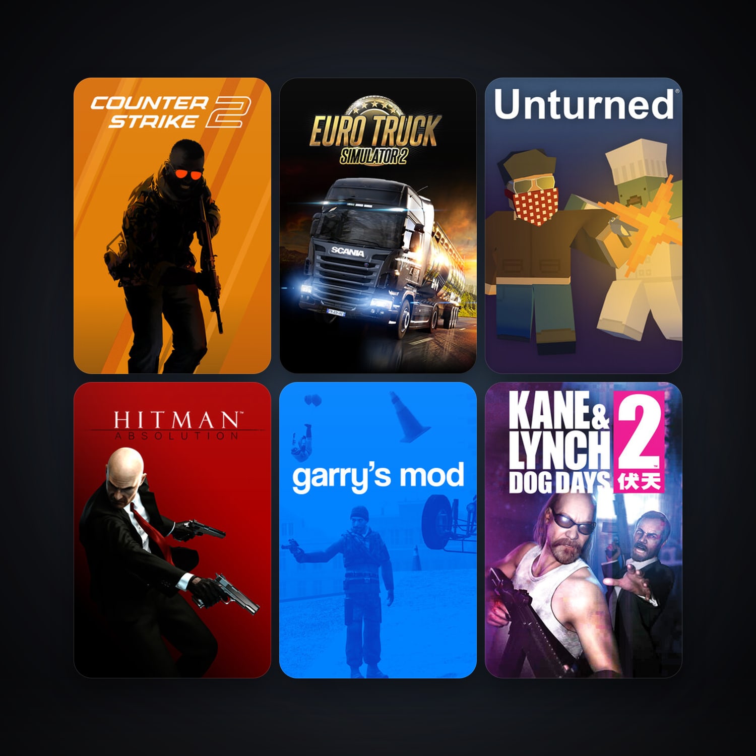 CS2 Prime + Garry's Mod, 10 games, clean — HabibiAccounts