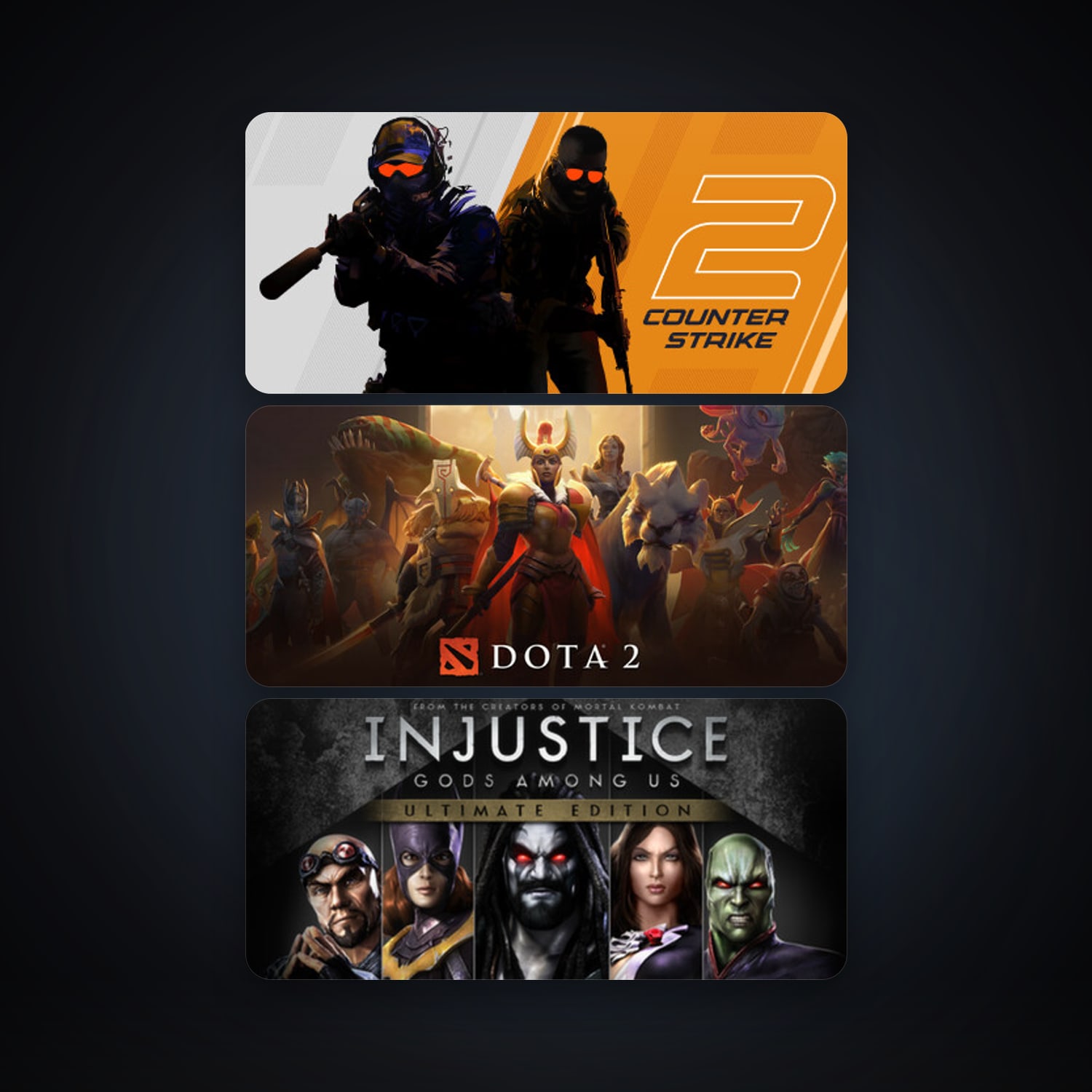 Dota 2 + CS2 Prime, 3 games, clean — HabibiAccounts