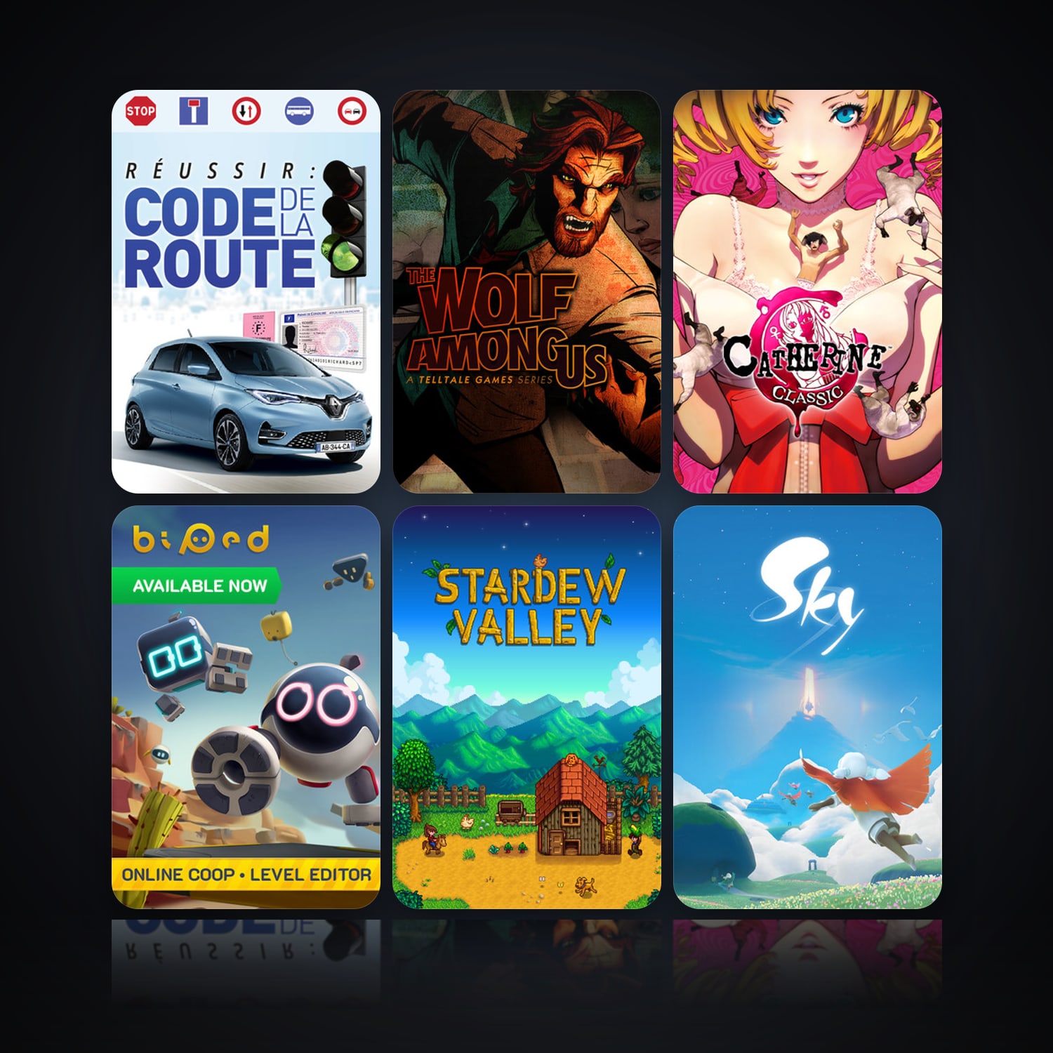 Réussir : Code de la Route & The Wolf Among Us | 10 Games | Clean — HabibiAccounts