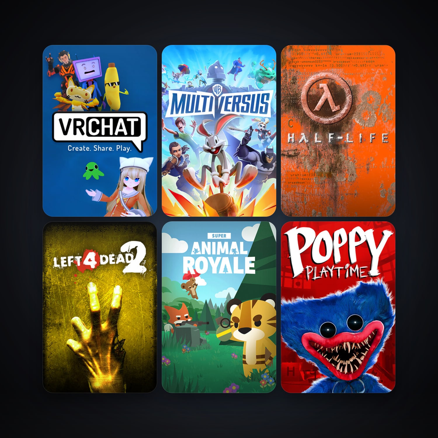 Half-Life + Left 4 Dead 2, 9 games, clean — HabibiAccounts