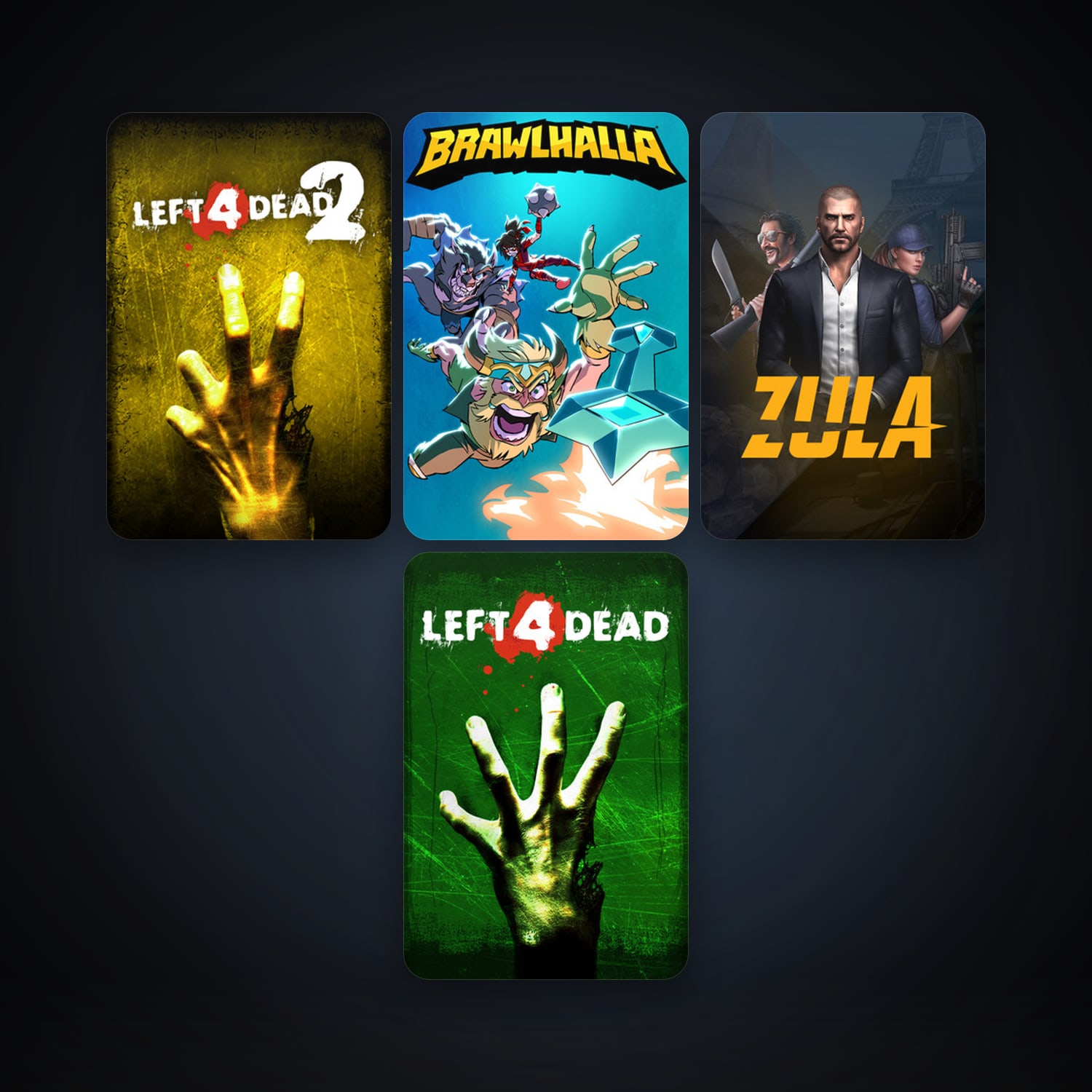 Left 4 Dead + Left 4 Dead 2, 7 games, clean — HabibiAccounts