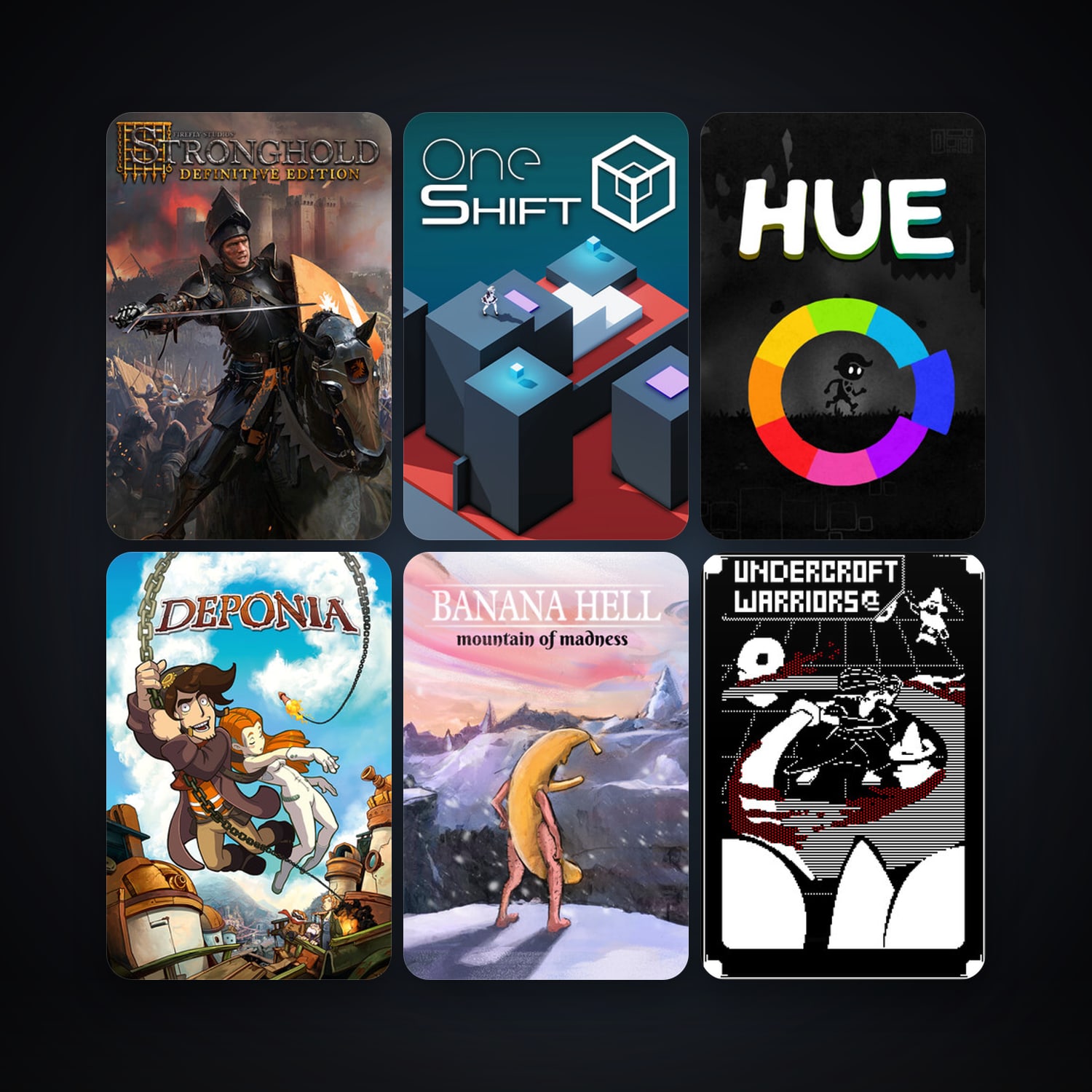 Deponia + Hue, 17 games, clean — HabibiAccounts
