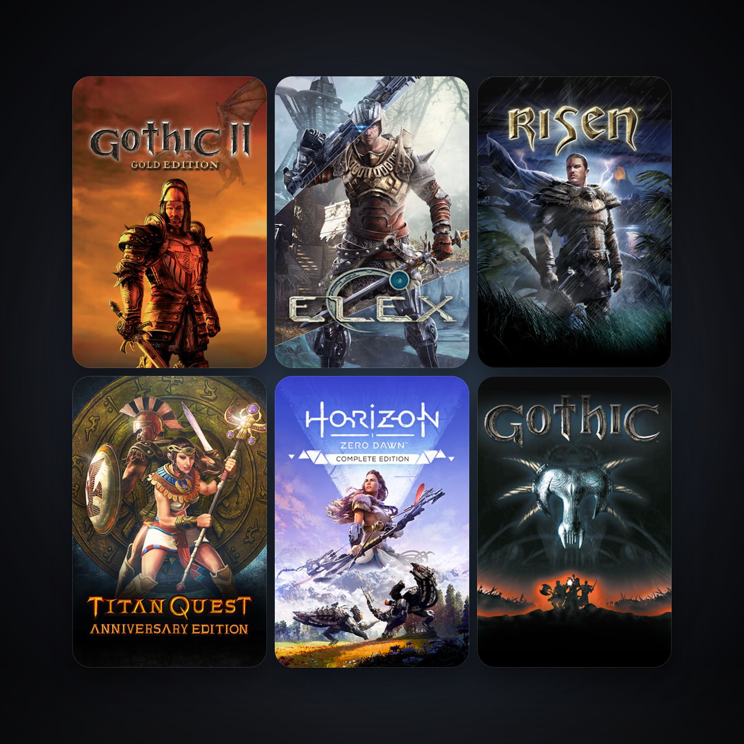 Gothic II: Gold Edition & ELEX | 46 Games | Clean — HabibiAccounts