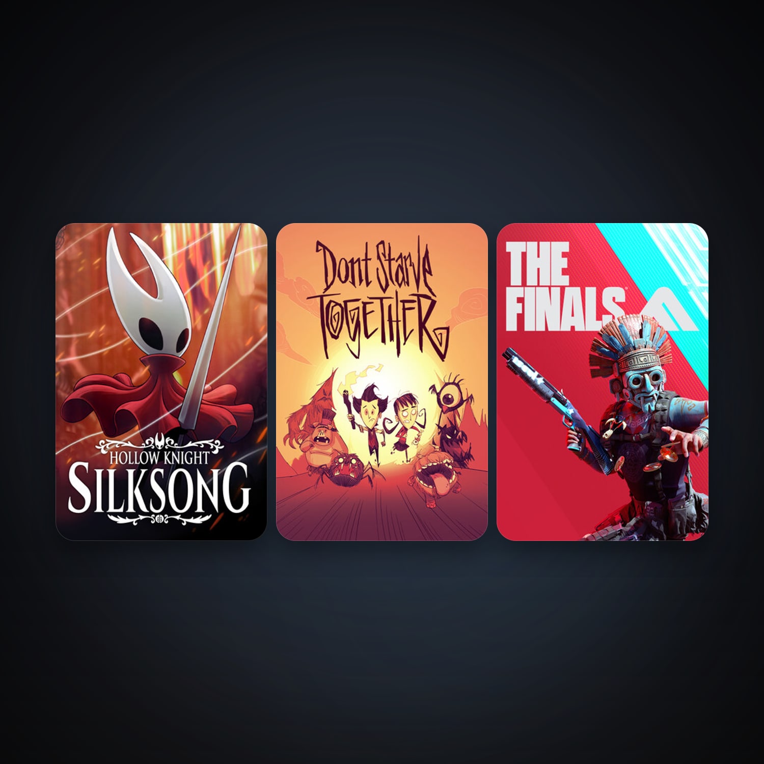 Don't Starve Together + Hollow Knight: Silksong, 3 games, clean — HabibiAccounts