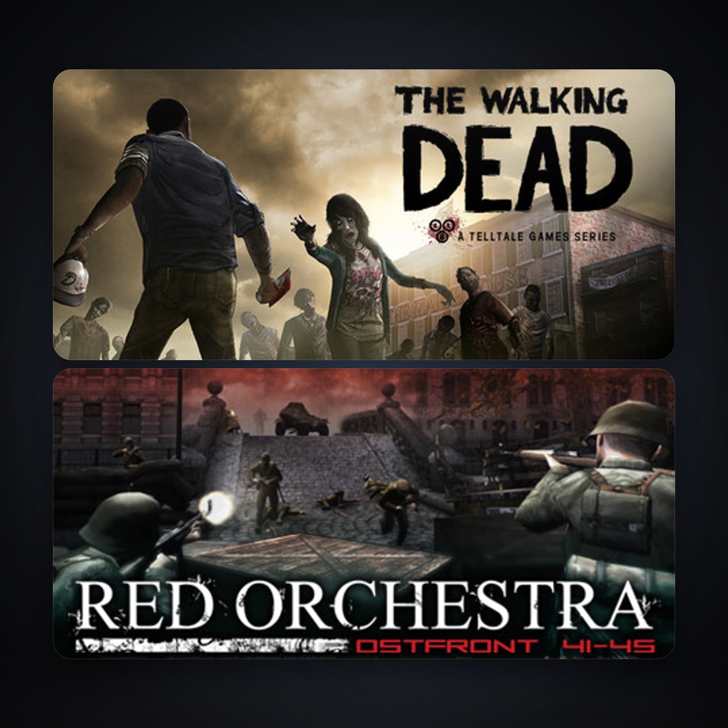 Red Orchestra: Ostfront 41-45 + The Walking Dead, 6 games, clean — HabibiAccounts