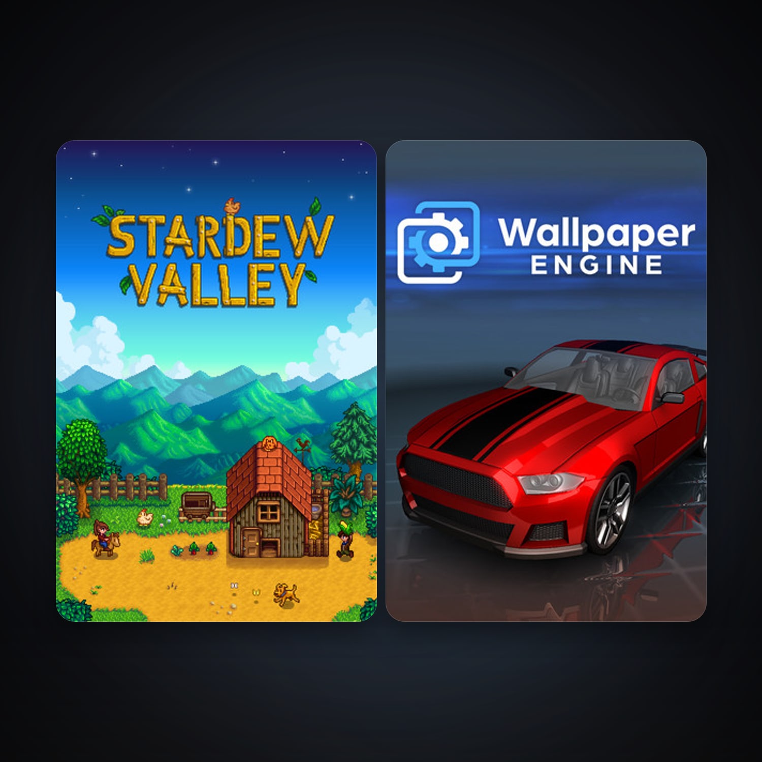 Stardew Valley + Wallpaper Engine, 4 games, clean — HabibiAccounts