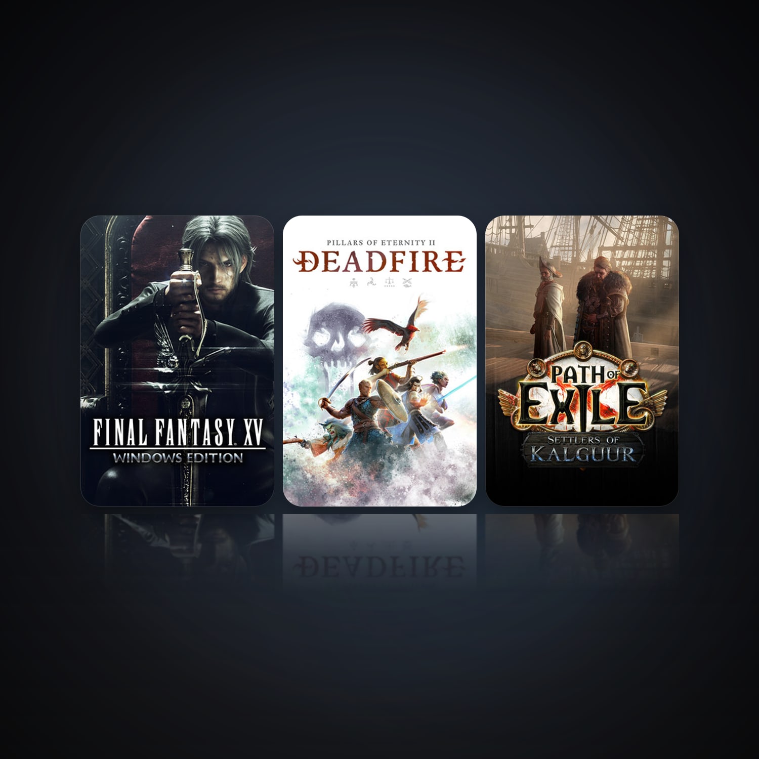 FINAL FANTASY XV WINDOWS EDITION & Pillars of Eternity II: Deadfire — HabibiAccounts