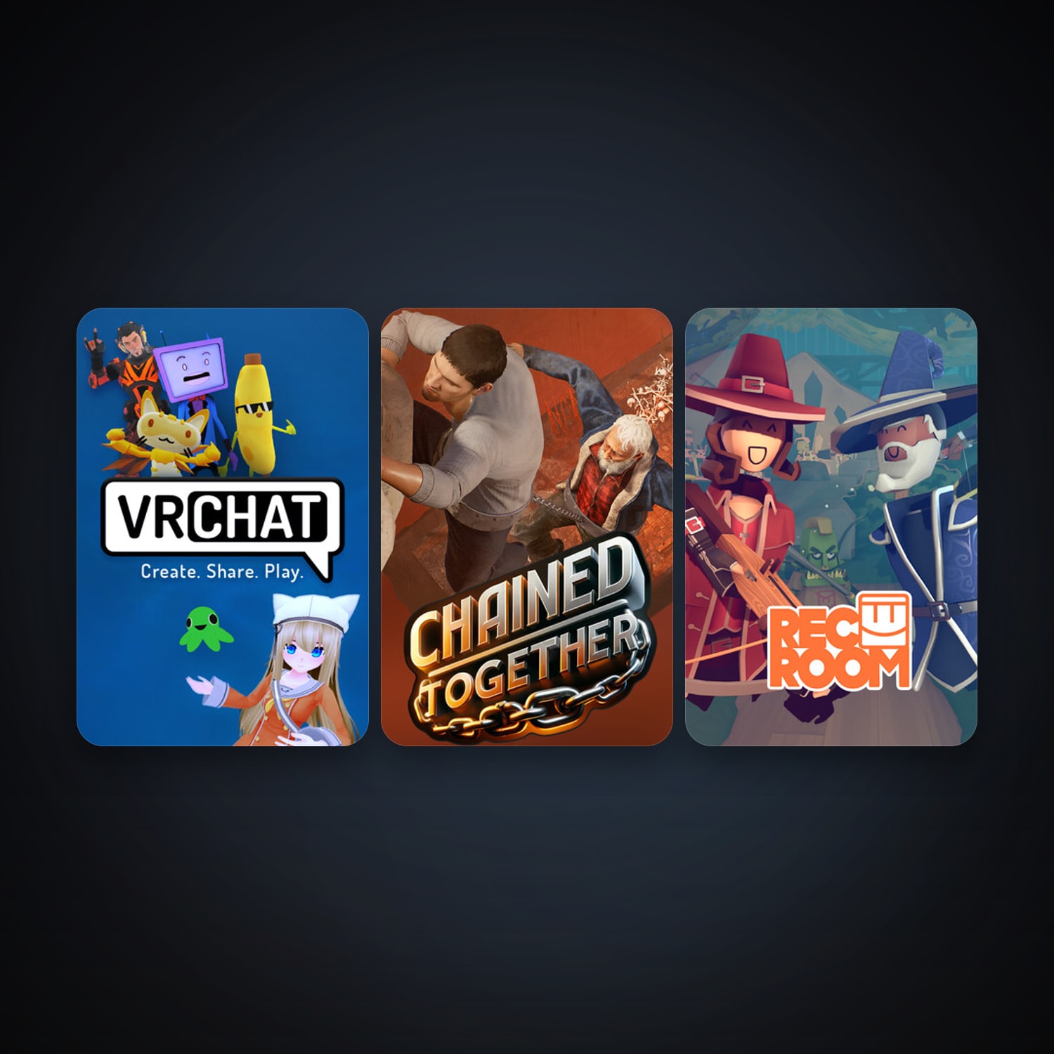 VRChat + Rec Room, 4 games, clean — HabibiAccounts