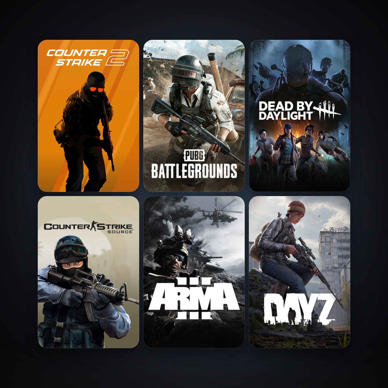Counter-Strike + Counter-Strike: Source, 36 games, Steam 11, clean — HabibiAccounts