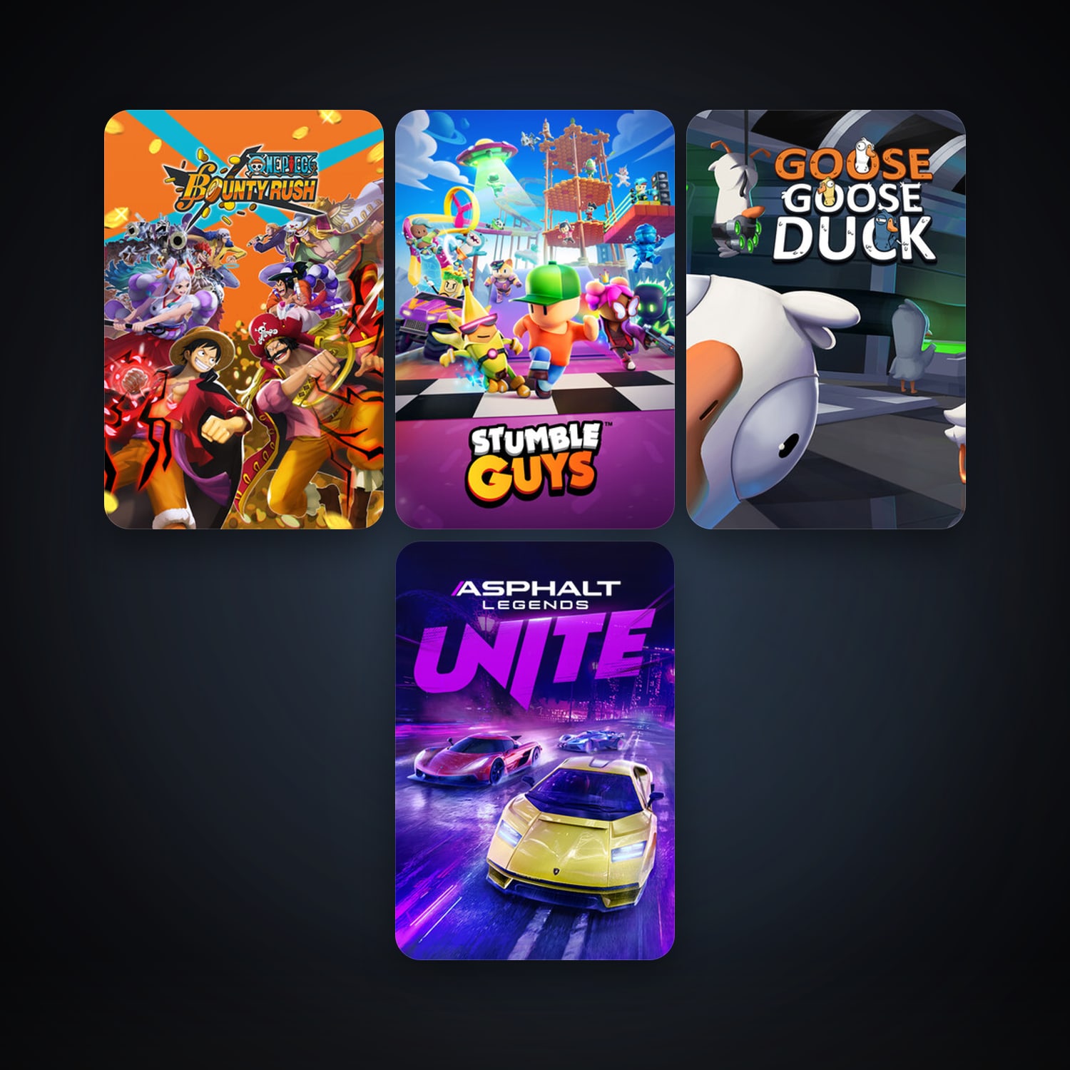 Goose Goose Duck + Stumble Guys, 6 games, clean — HabibiAccounts