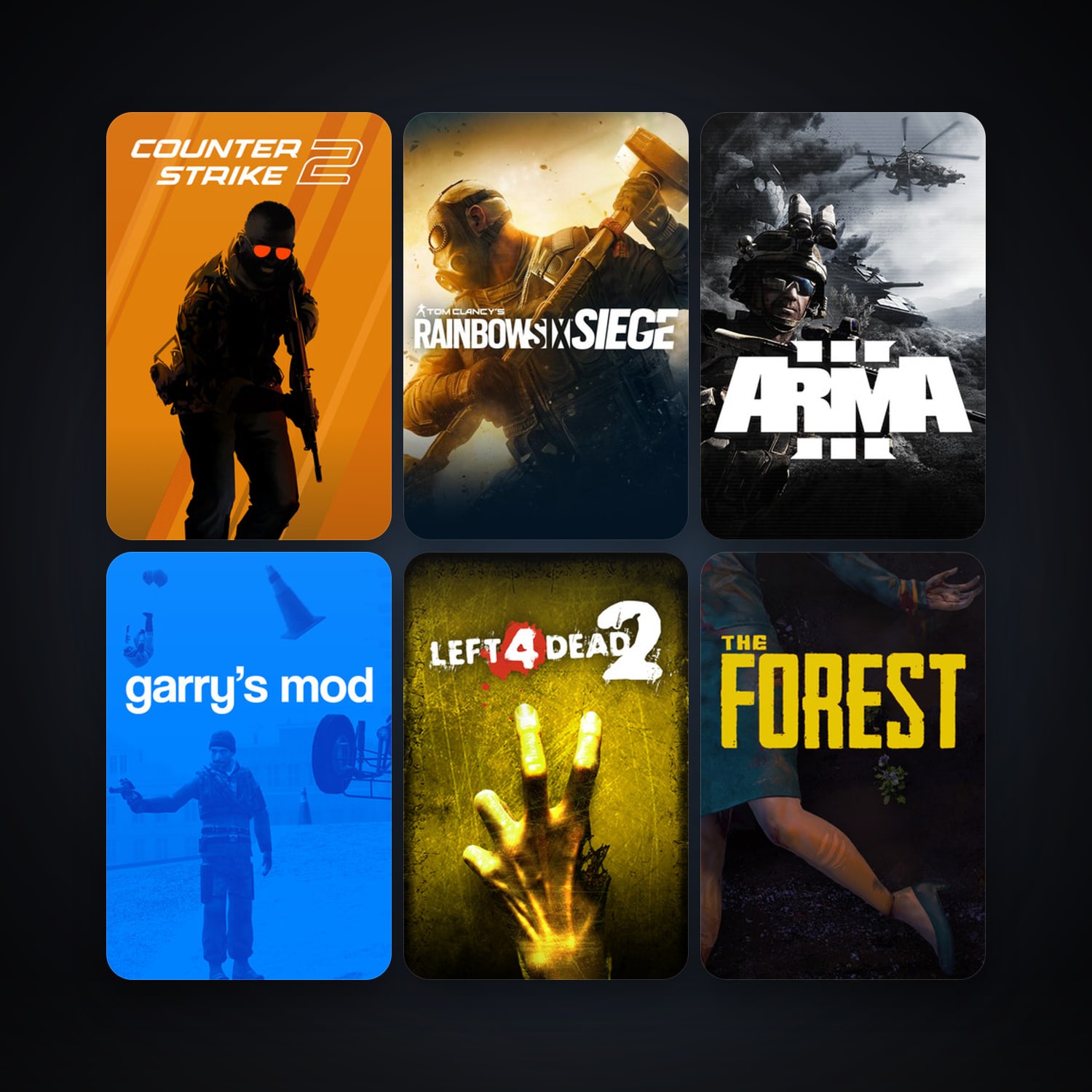 CS2 Prime & Tom Clancy's Rainbow Six Siege | 36 Games | Clean — HabibiAccounts