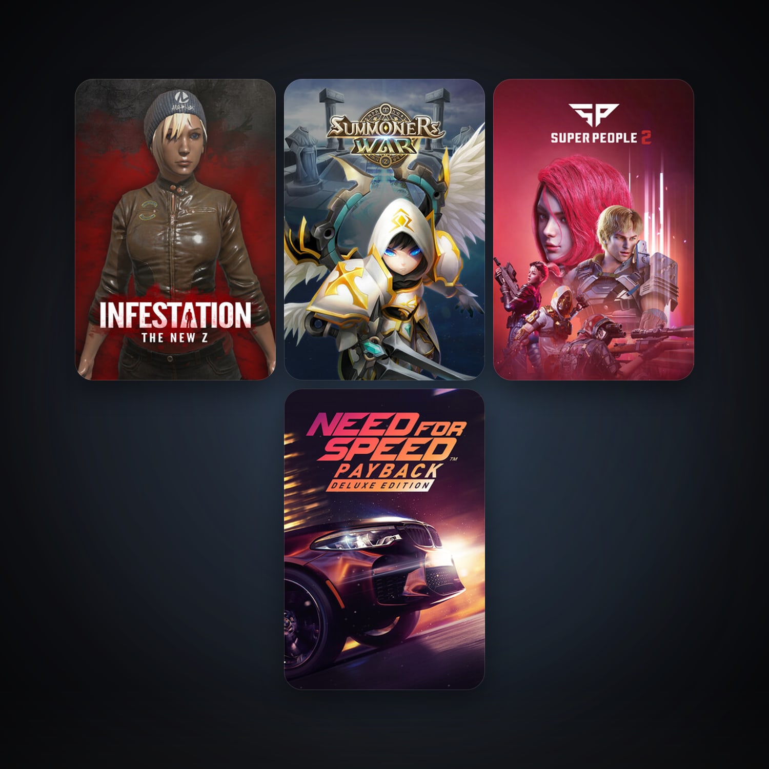 Infestation: The New Z + SUPER PEOPLE, 9 games, clean — HabibiAccounts