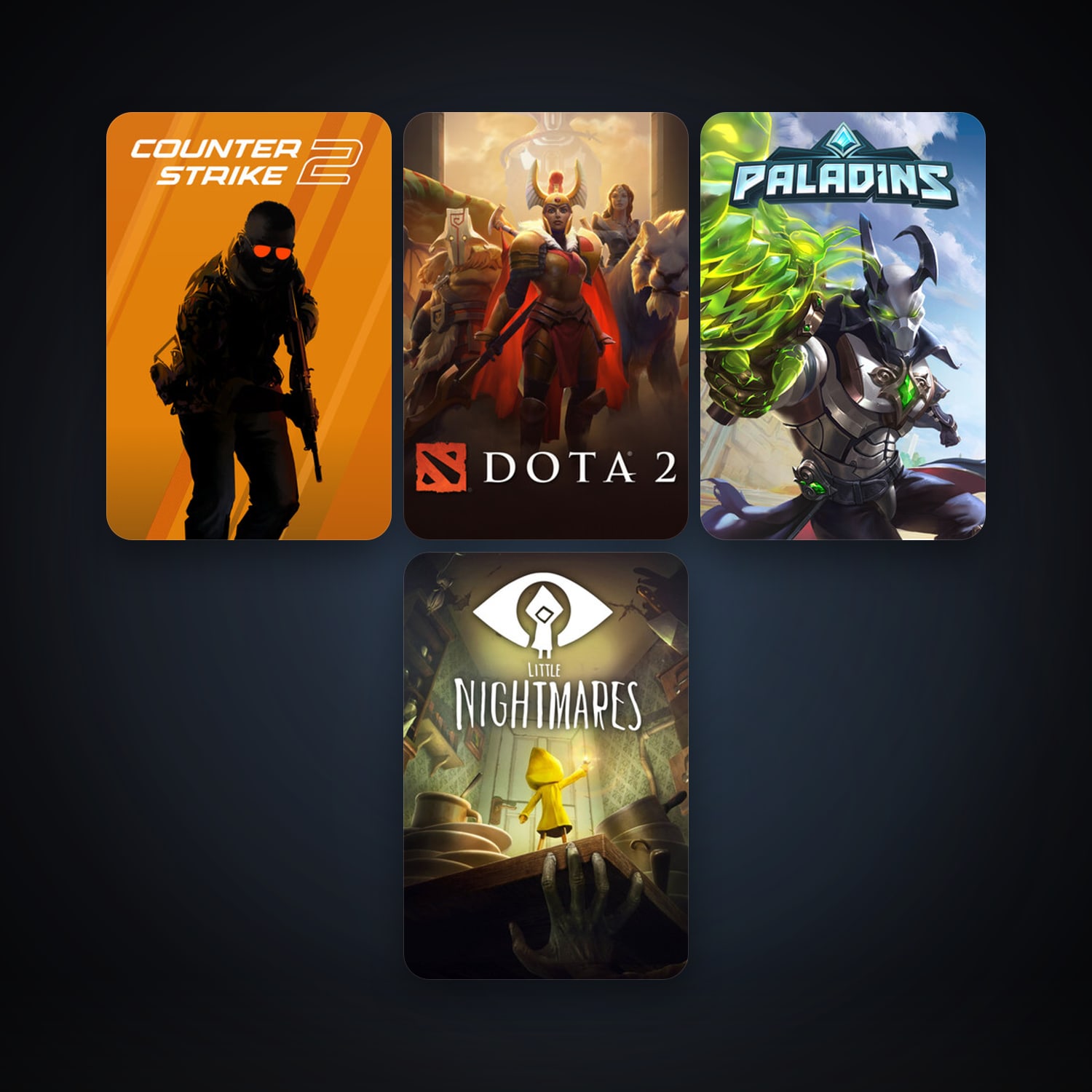 Dota 2 + CS2 Prime, 8 games, Steam 10, clean — HabibiAccounts