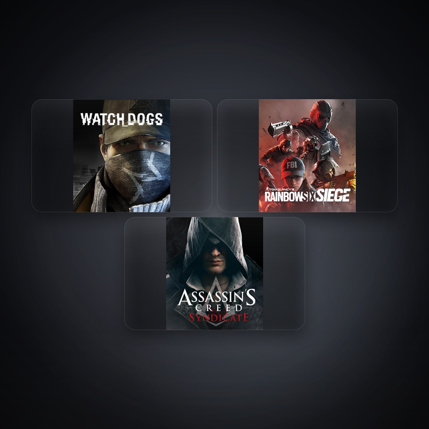 Watch_Dogs & Tom Clancy's Rainbow Six Siege (Steam) | 3 Games — HabibiAccounts